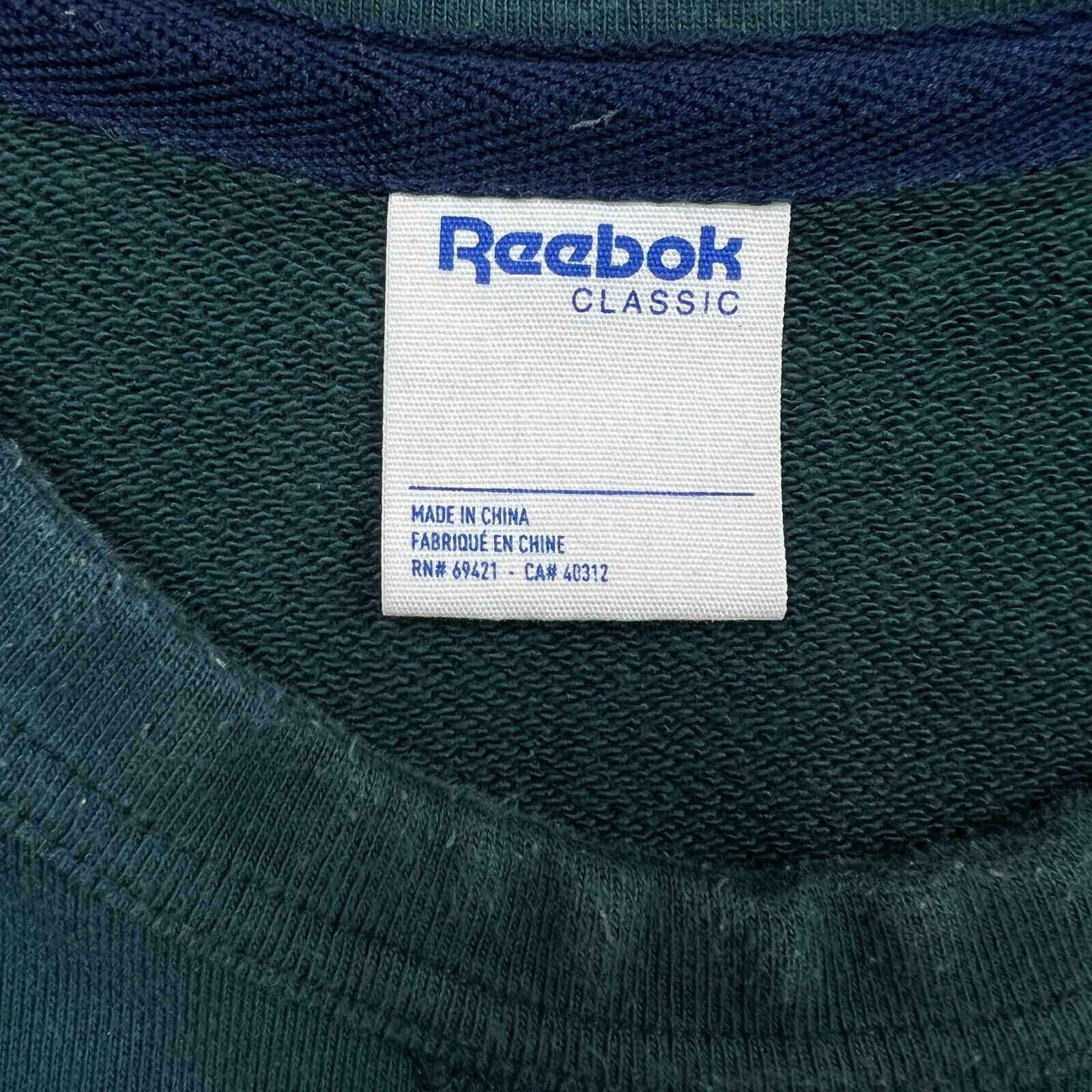 Reebok × Vintage Reebok Sweatshirt XL Spell Out Pullover Long Sleeve Crewneck Size US XL / EU 56 / 4 - 4 Thumbnail