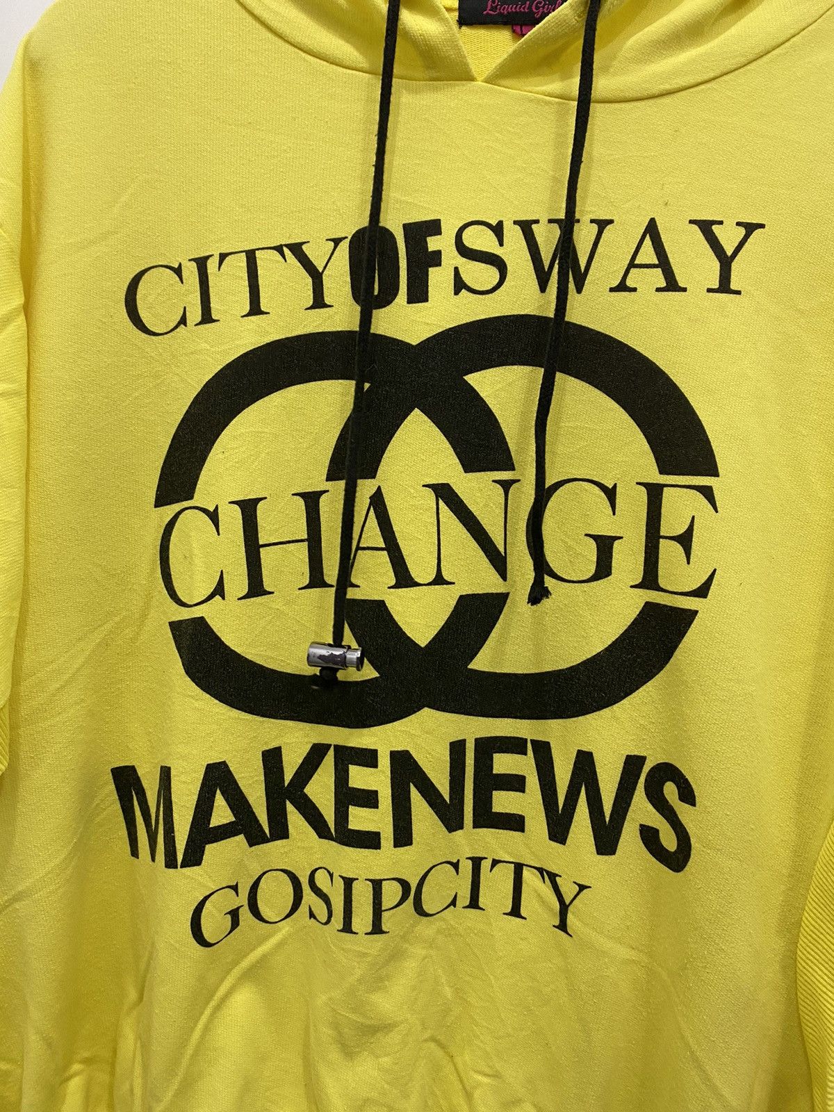Japanese Brand Liquid Girl City Of Sway Gossip by Batwing Oversize Hoodie Size L / US 10 / IT 46 - 3 Thumbnail