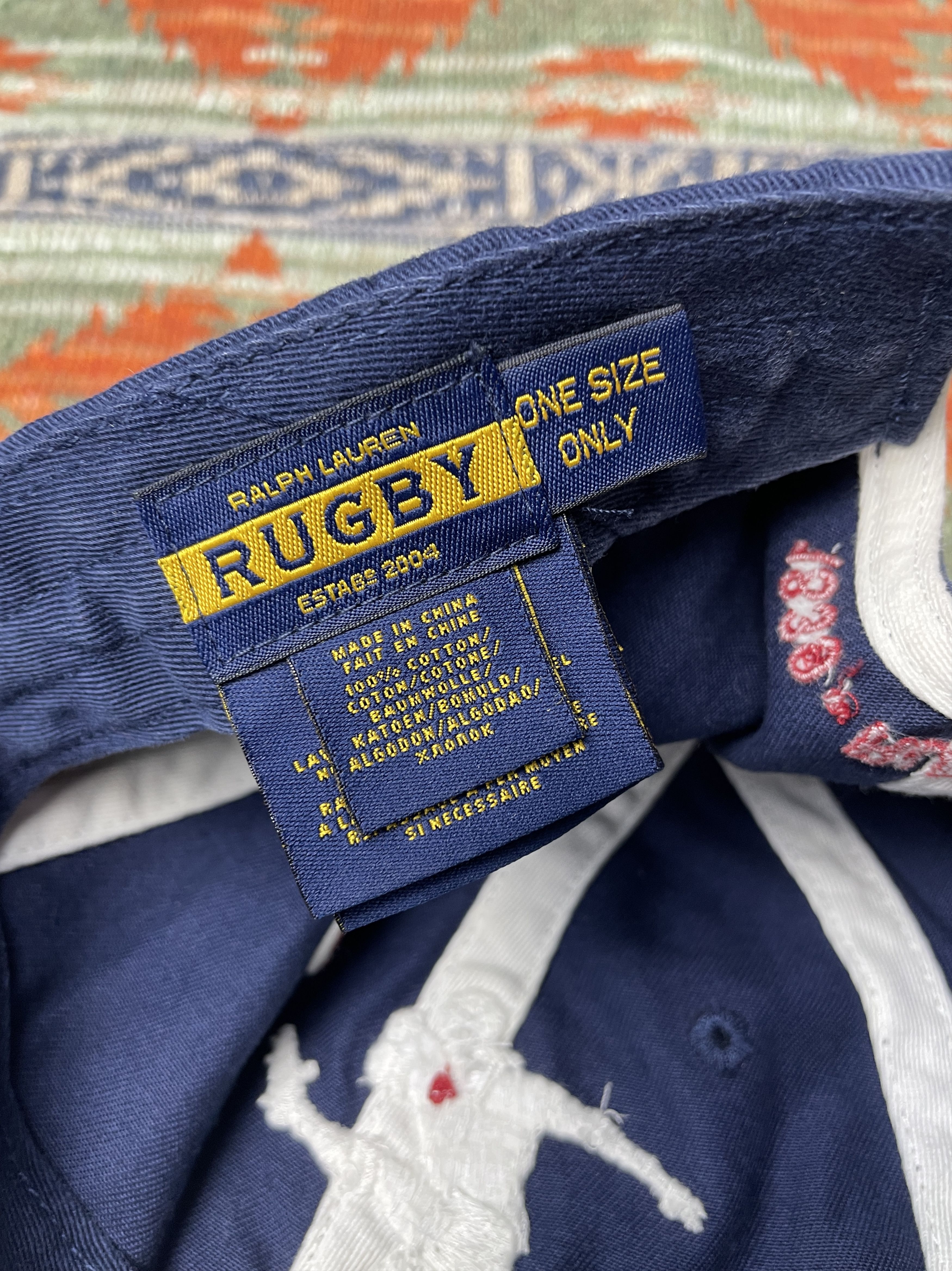 Ralph Lauren × Rugby Ralph Lauren Polo Ralph Lauren Rugby Leather Baseball Hat Cap Size ONE SIZE - 6 Thumbnail