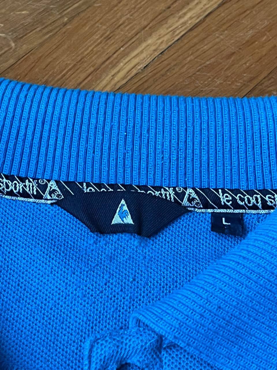 Le Coq Sportif Le Coq Sportif Manchester City polo 2000 soccer jersey tee Size US L / EU 52-54 / 3 - 6 Thumbnail