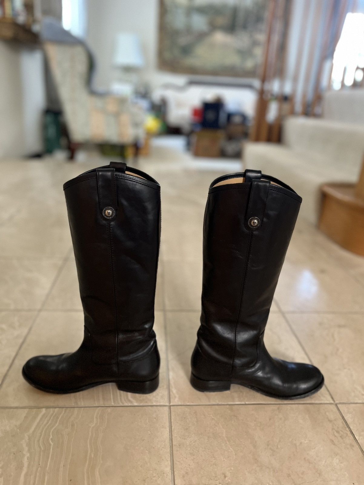 Frye Frye Melissa Button Leather Boots Size US 6.5 / IT 36.5 - 5 Thumbnail