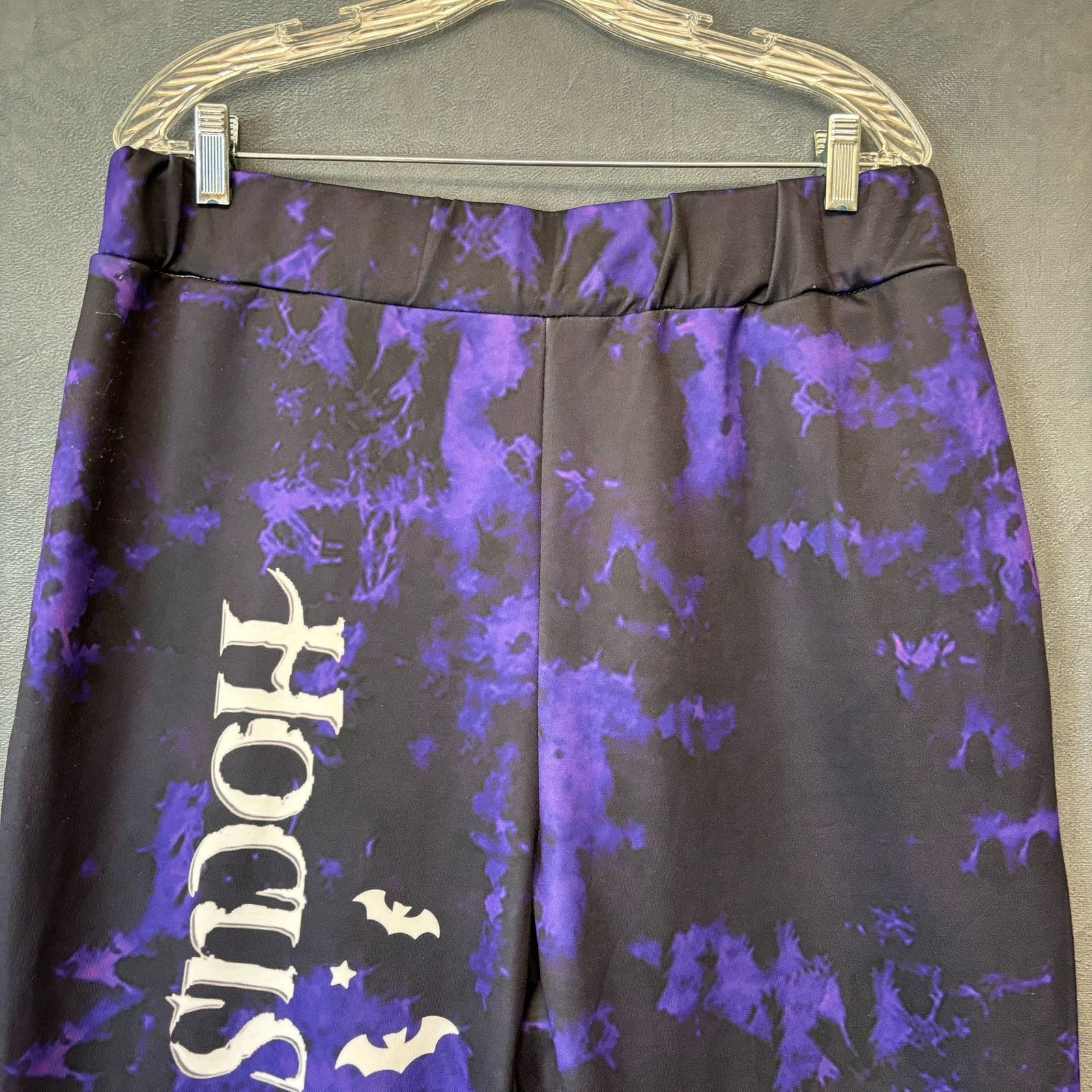 Other Hocus Pocus Joggers Sweatpants Womens XXL Bat Halloween Size 34" / US 12 / IT 48 - 3 Thumbnail