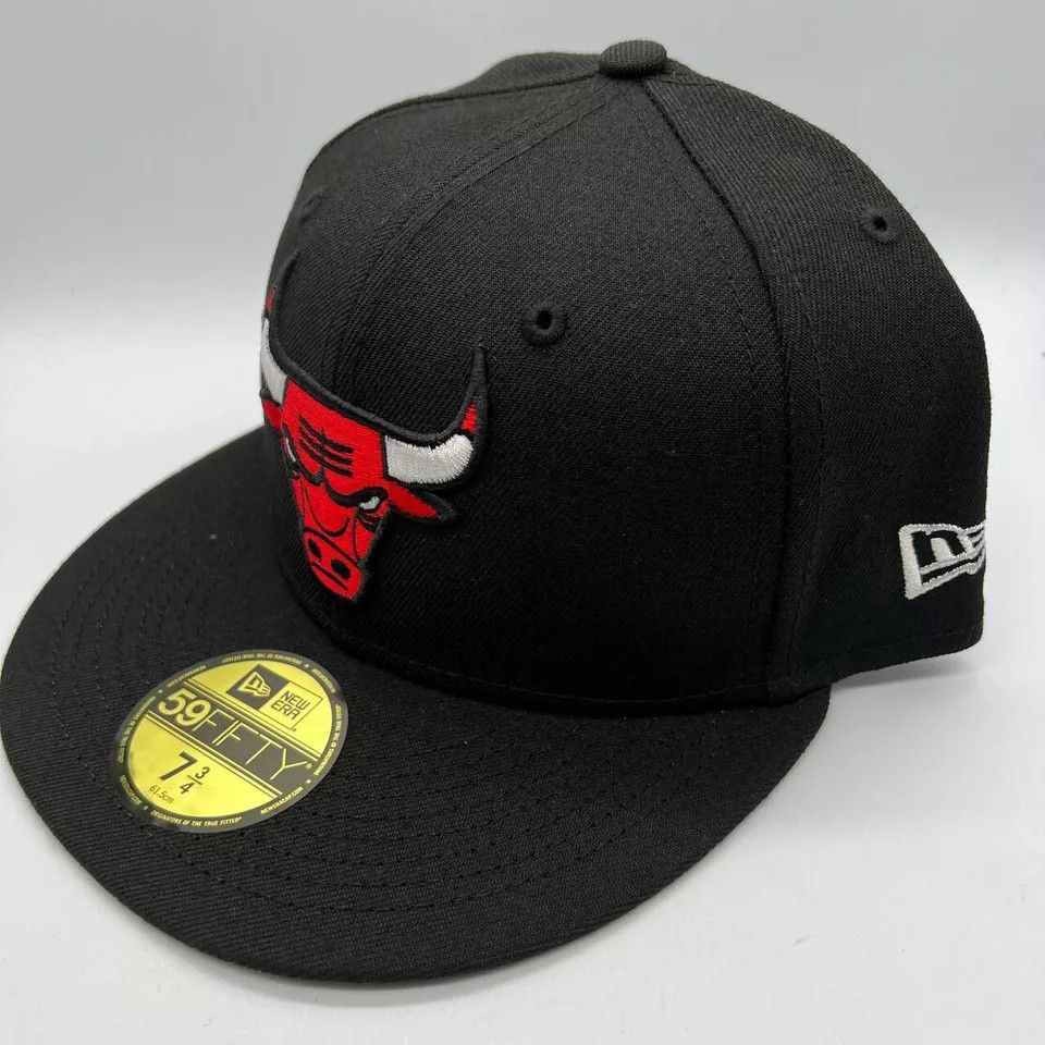 New Era Chicago Bulls Windy City NBA 7 3/4 Hat Fitted Cap New Men Size ONE SIZE - 3 Thumbnail