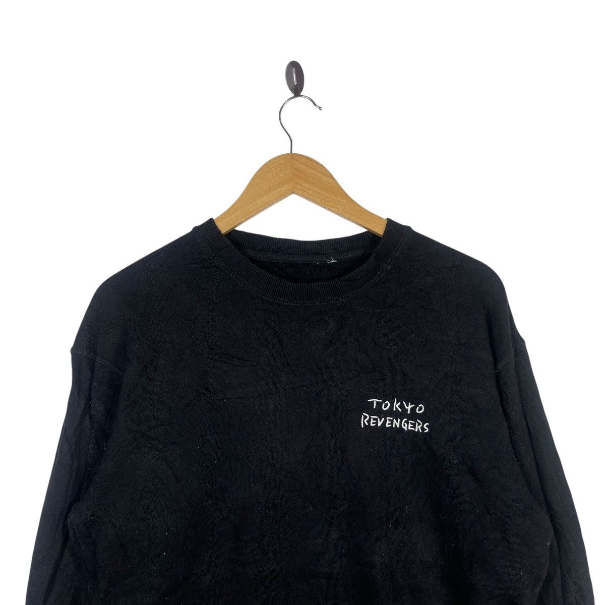 Vintage Tokyo Revengers Anime Sweatshirt Black Japanese Manga Size US M / EU 48-50 / 2 - 2 Thumbnail