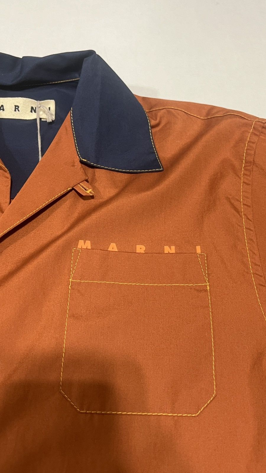 Marni Marni Button Up Pocket Logo Size US S / EU 44-46 / 1 - 2 Thumbnail