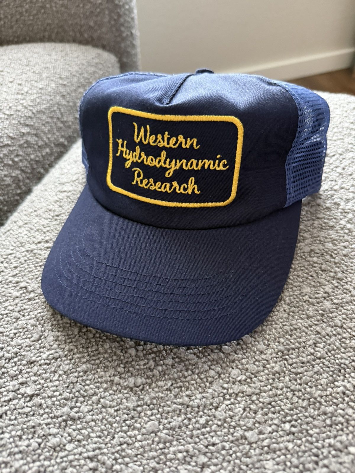 Western Hydrodynamic Research WHR Script Trucker Hat Size ONE SIZE - 3 Thumbnail