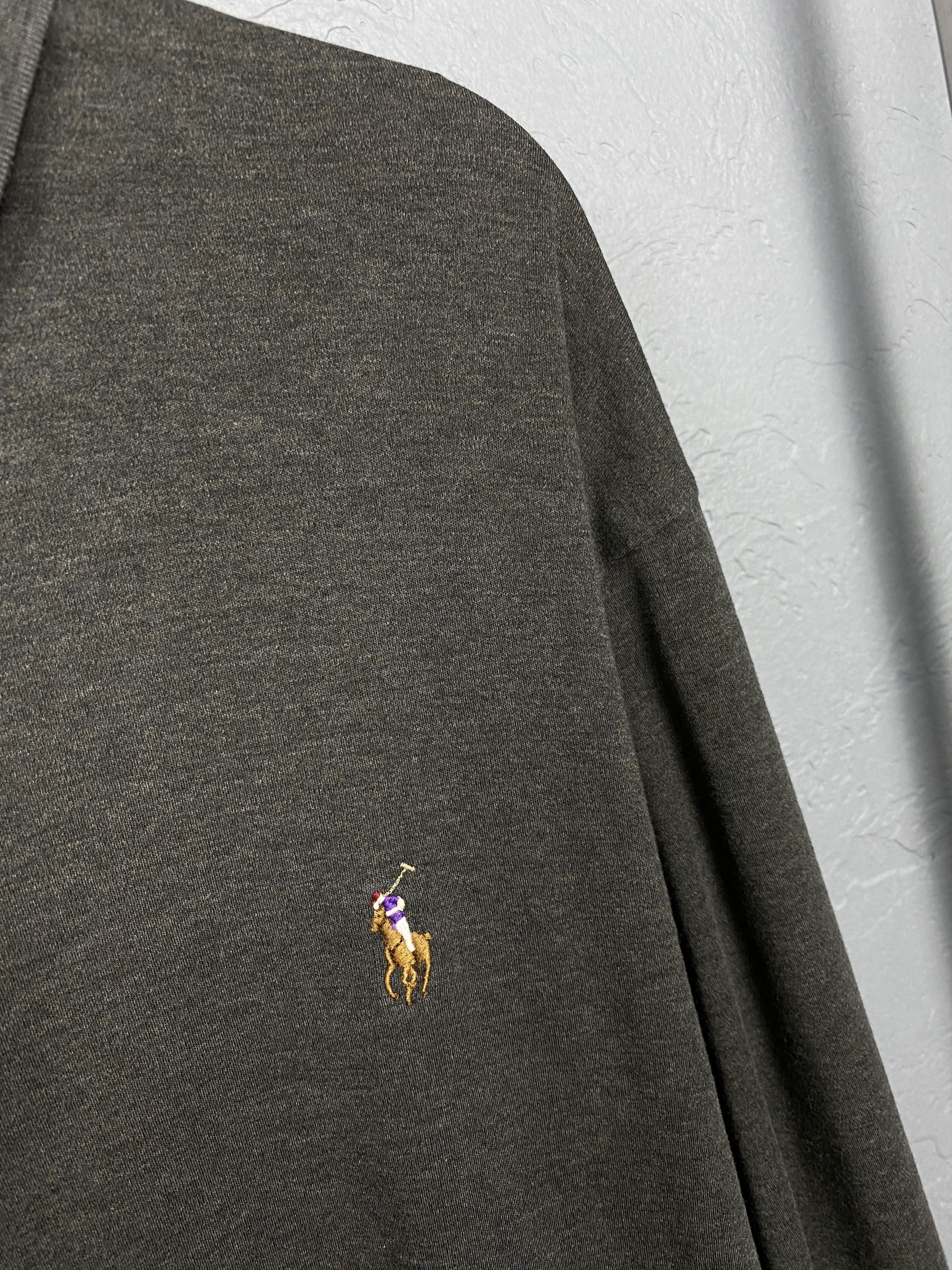 Polo Ralph Lauren Polo Ralph Lauren Vintage Mens Long Sleeve Polo Shirt Size US XXL / EU 58 / 5 - 3 Thumbnail