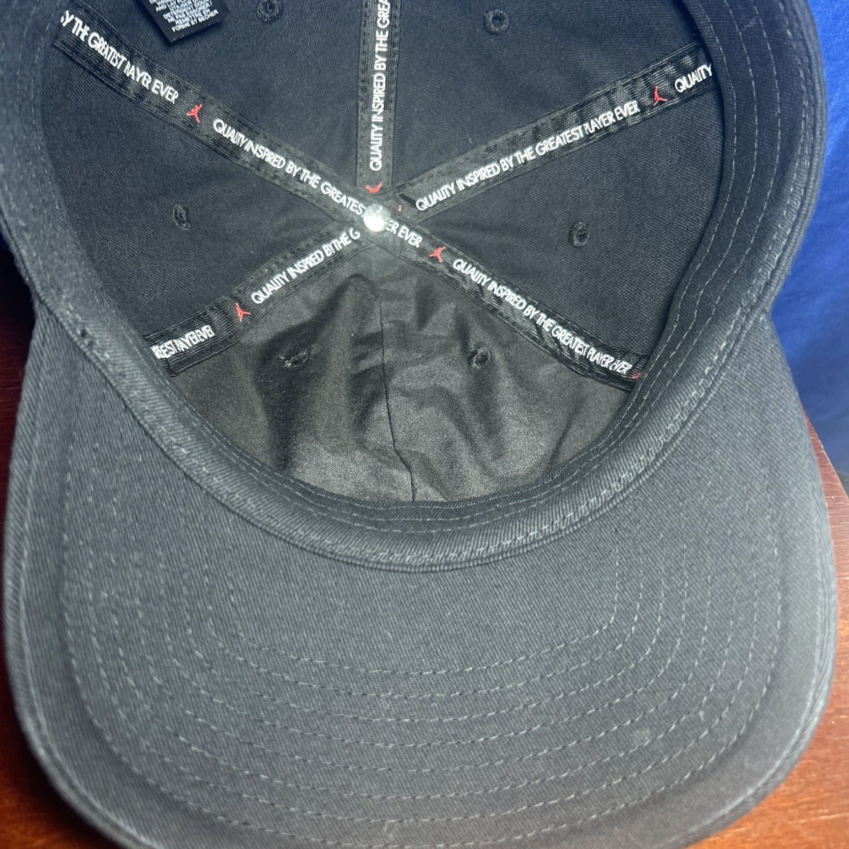Nike Nike Air Jordan Cap Baseball Hat One Size Black Jumpman Adjustable Strapback Cap Size ONE SIZE - 3 Thumbnail
