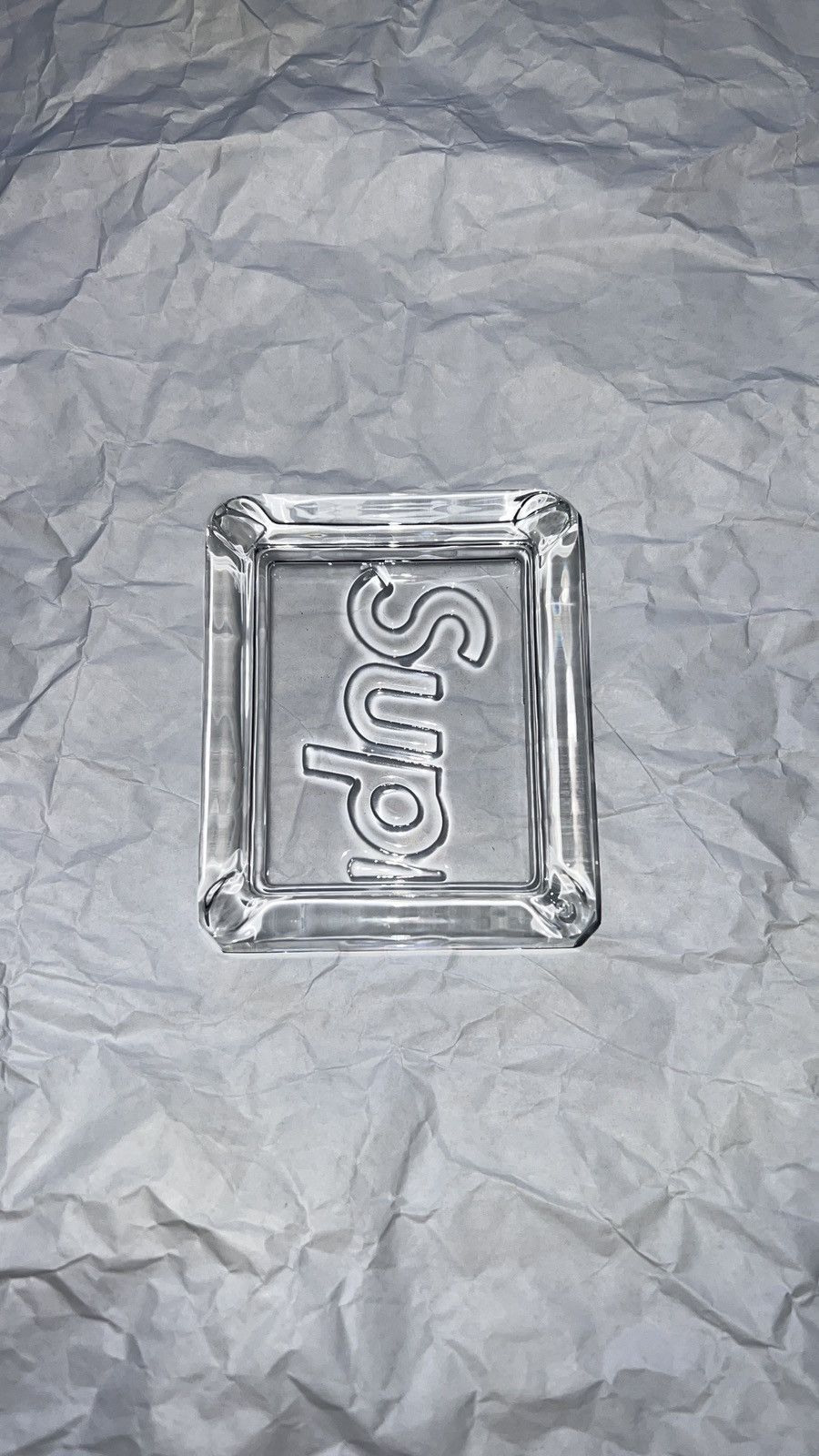 Supreme Supreme Debossed Glass Ashtray Size ONE SIZE - 3 Thumbnail