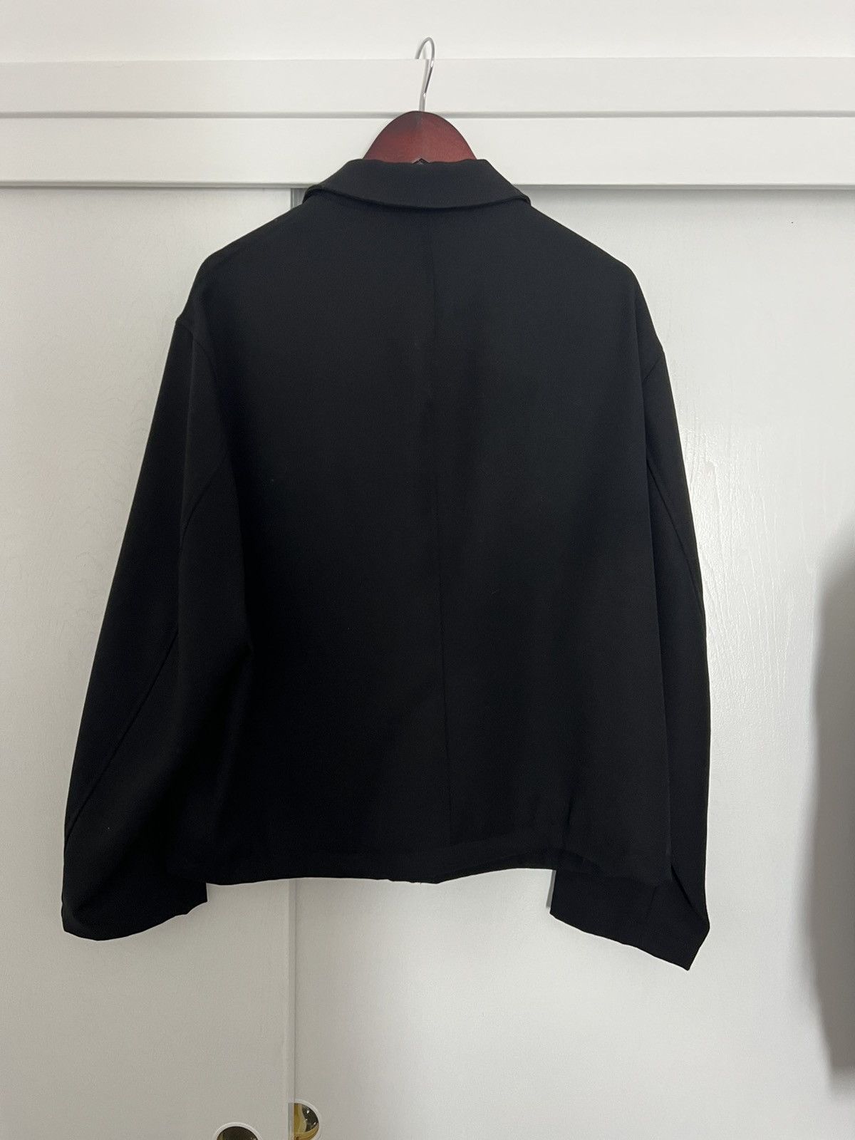 James Coward Site Jacket - Black Heavyweight Wool Gabardine - Size IV Size US L / EU 52-54 / 3 - 2 Thumbnail