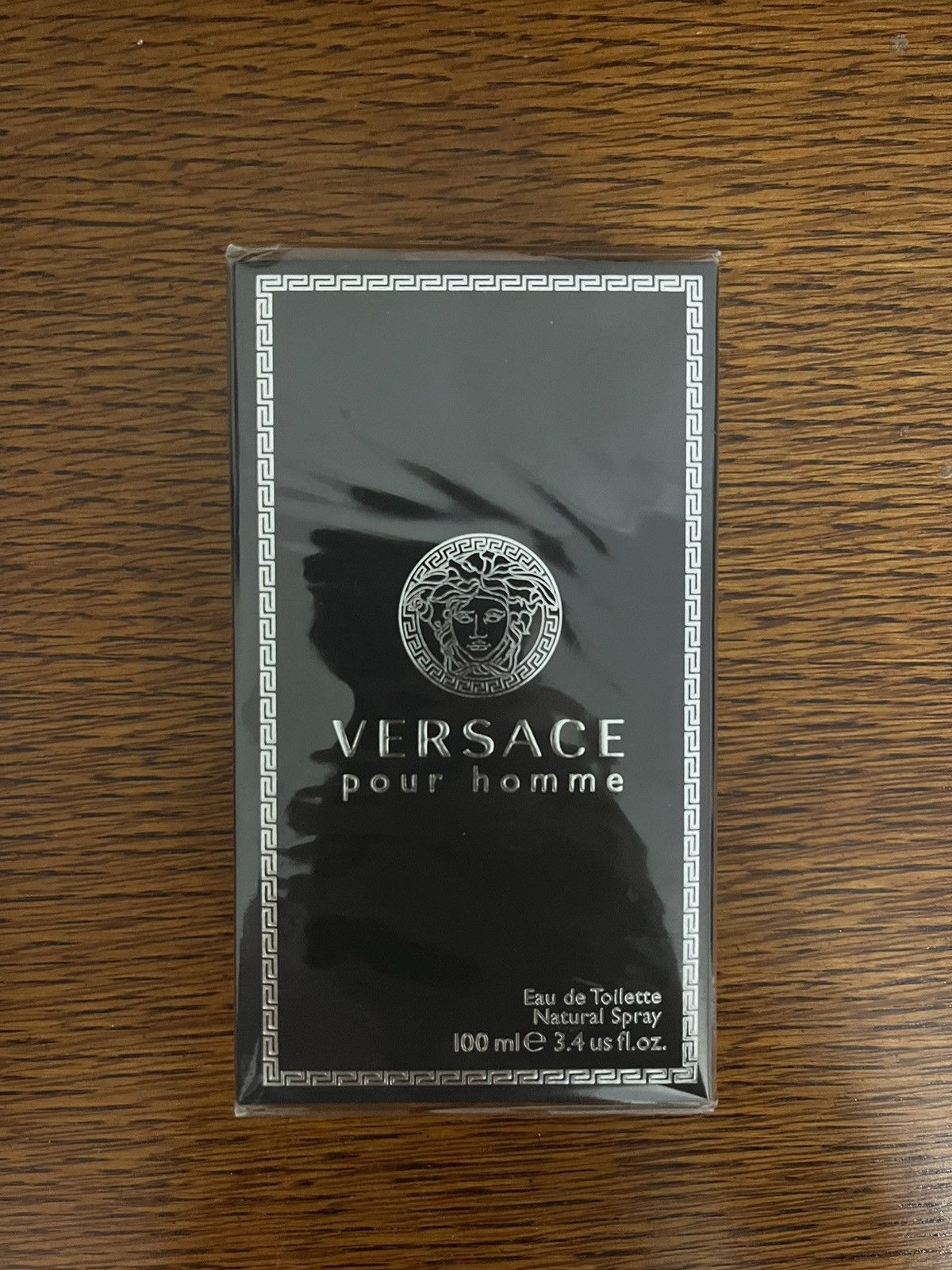 image of Versace - Pour Homme 3.4 Eau De Toilette Spray in Black, Men's