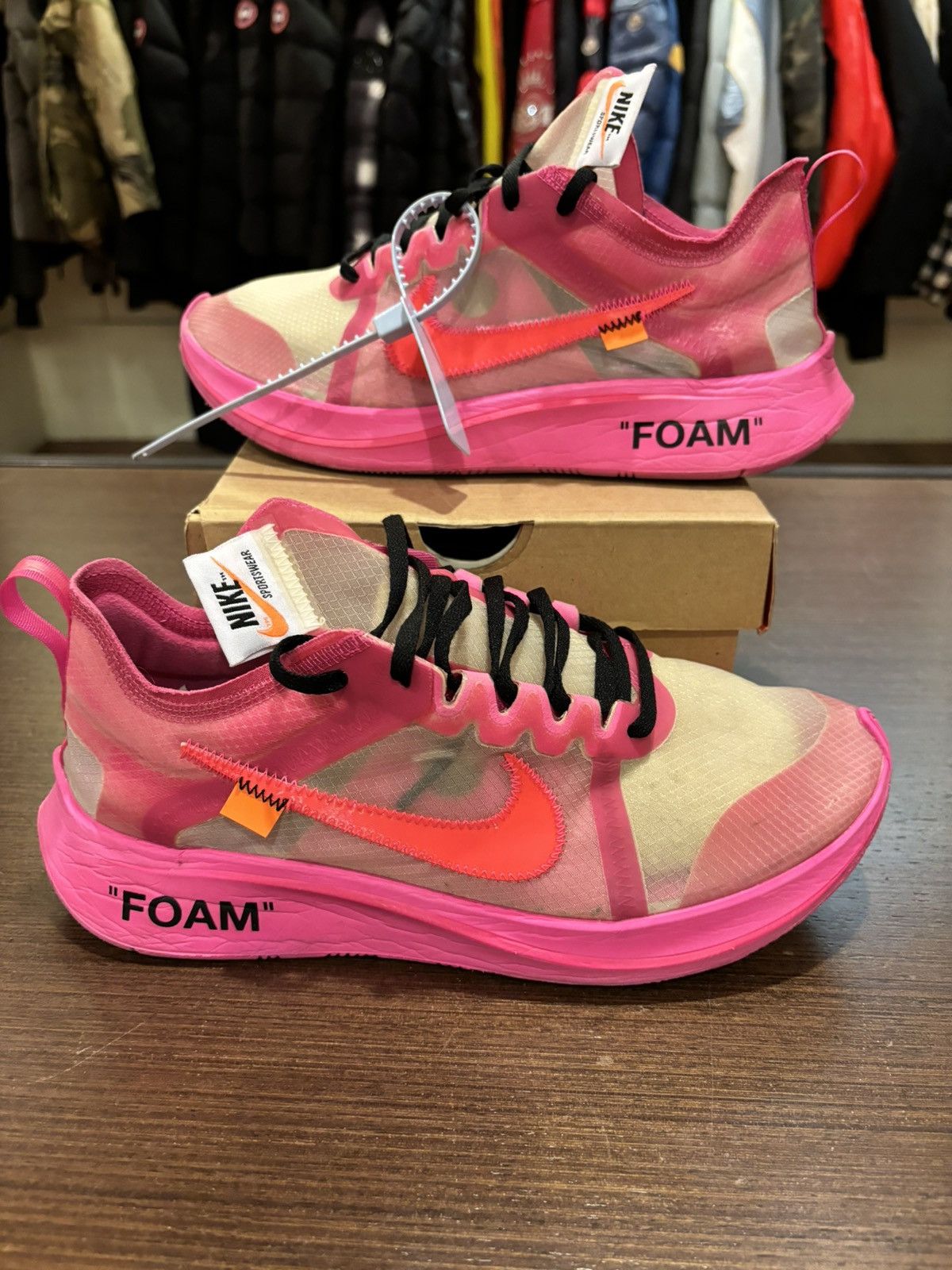 Nike Off White Nike Zoom Fly Off White Pink C Grailed