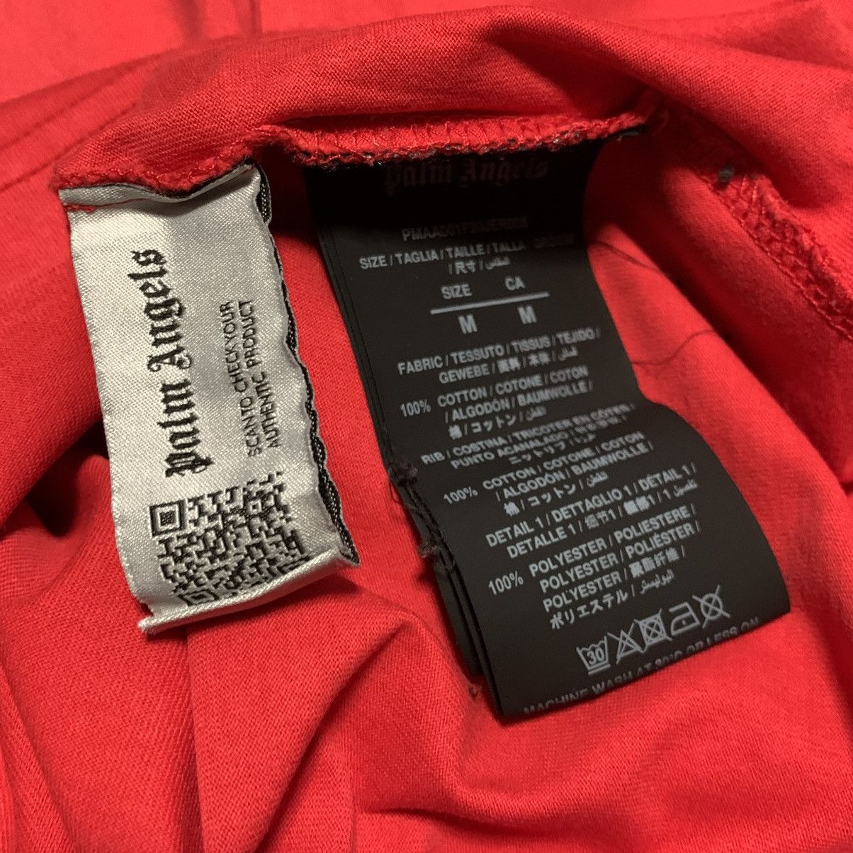 Palm Angels Palm Angels Medium Desert Logo Red Tee Size US M / EU 48-50 / 2 - 5 Thumbnail