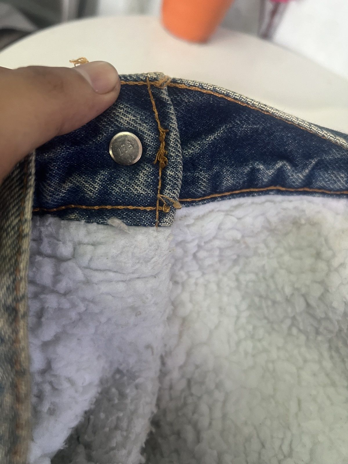 Levi's × Levi's Vintage Clothing Vintage levis Denim Sherpa Jacket Size US M / EU 48-50 / 2 - 11 Thumbnail