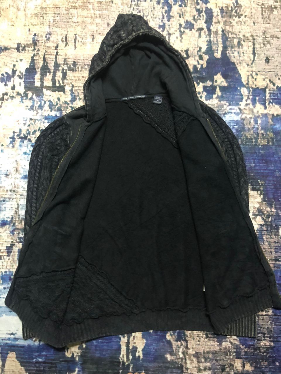If Six Was Nine Japanese Heart Real Master Cable Knit Hoodie Zipper Rare Size US M / EU 48-50 / 2 - 4 Thumbnail