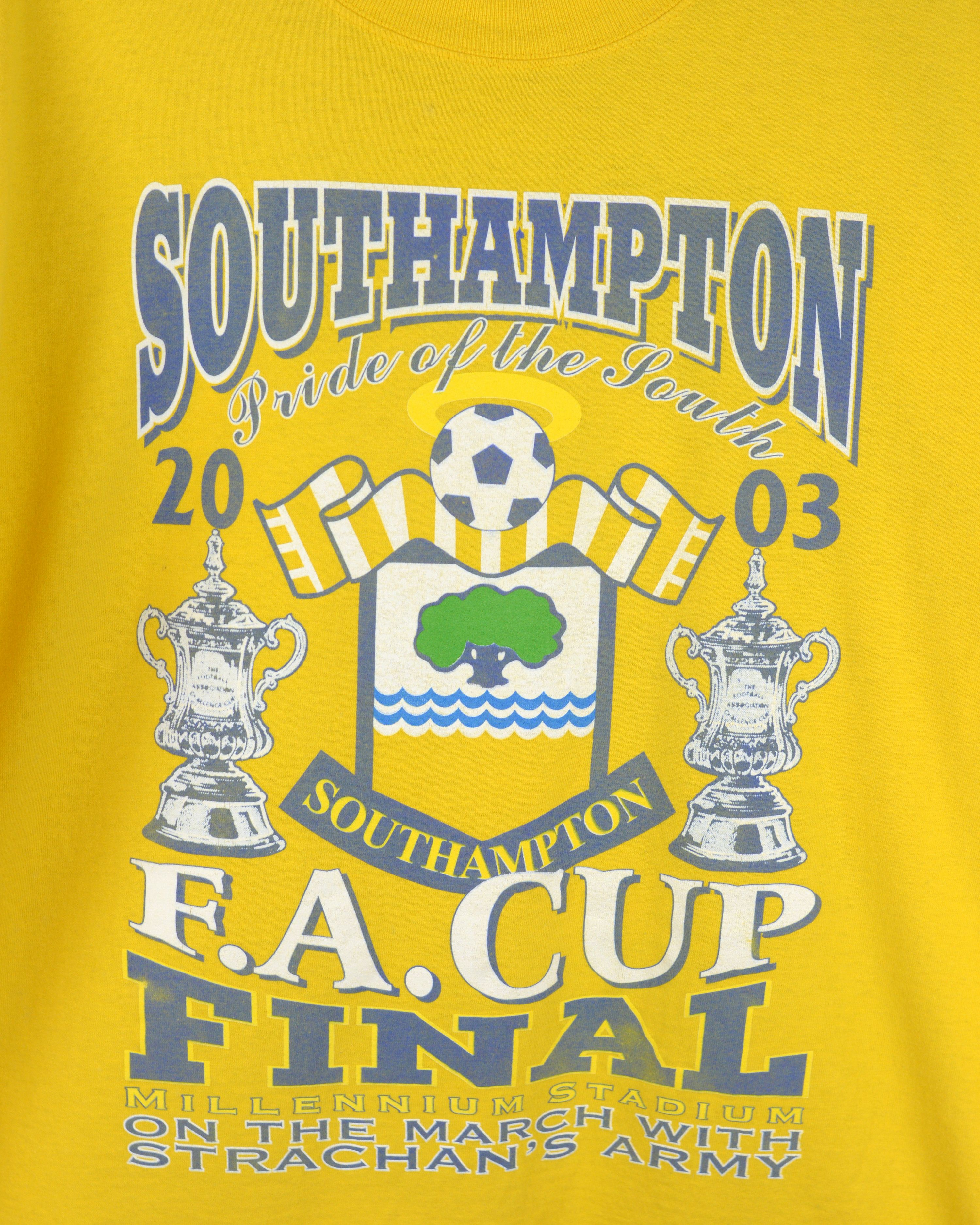 Vintage Vintage Southampton 2003 Final FA Cup t shirt Size US XL / EU 56 / 4 - 3 Thumbnail