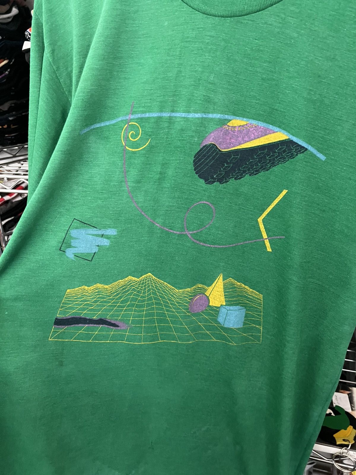 Nike 1982 Nike Cascade Run Off Tee Single Stitch 80s Size US XL / EU 56 / 4 - 4 Thumbnail