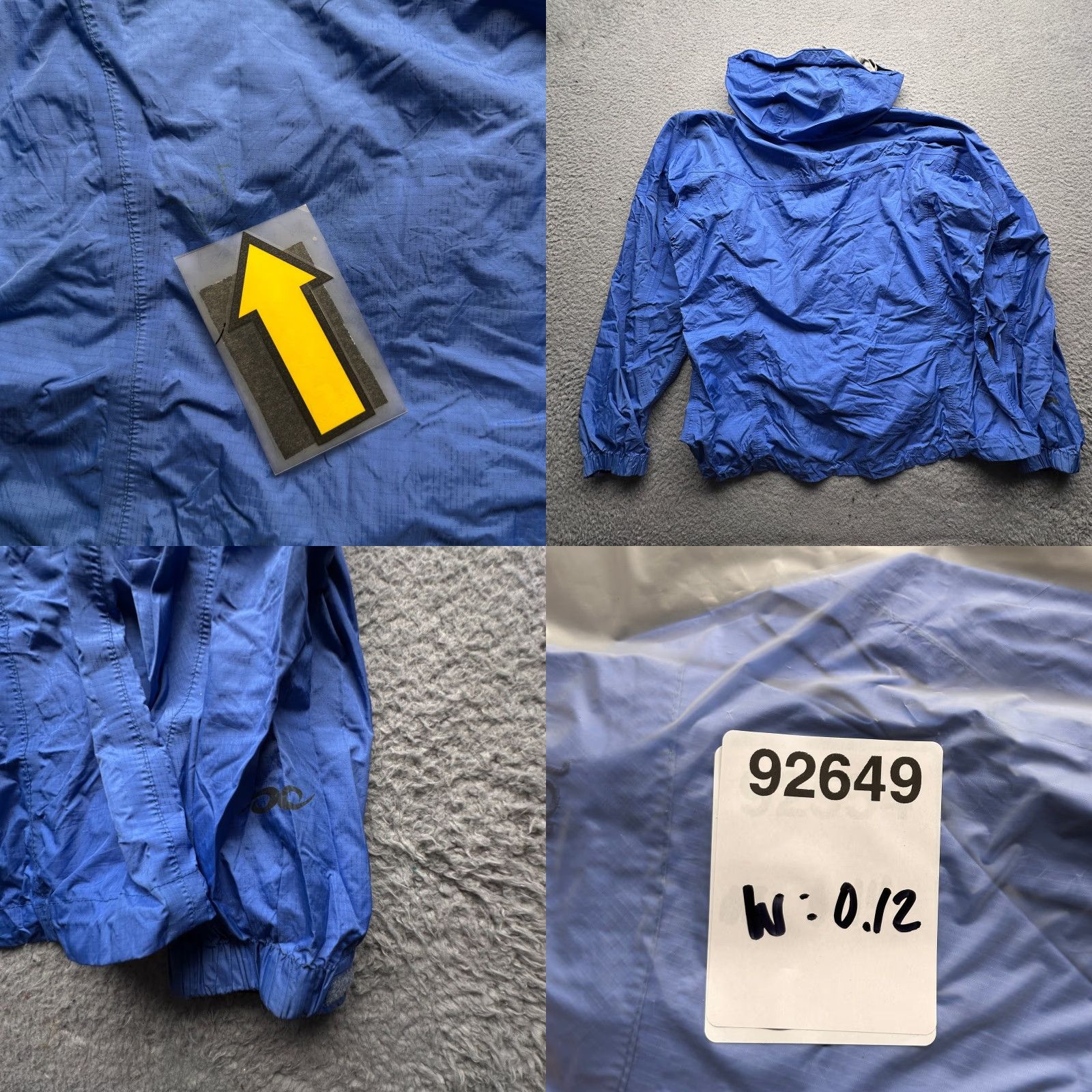 Marmot Marmot Blue Windbreaker Jacket Women Medium Full Zip Hooded Windbreaker F1027-1-MBD Size M / US 6-8 / IT 42-44 - 10 Thumbnail