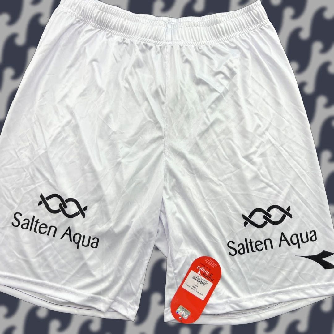 Diadora Diadora FK Bodo Glimt 2022 2023 Away Shorts Large Adult Football White Size US 33 - 1 Thumbnail