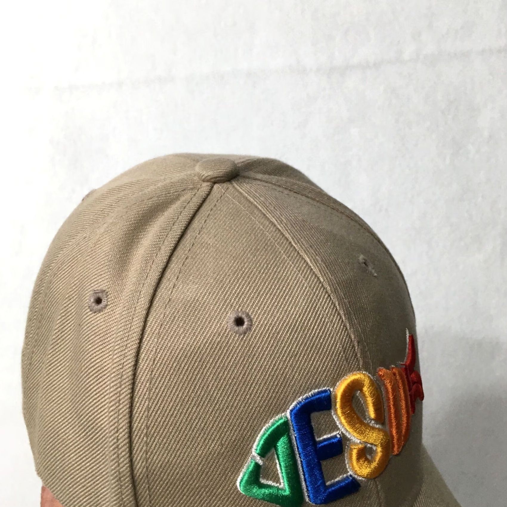 Vintage VINTAGE Nike Shirt Beige Jesus God CHRIST Hat Cap Strapback Blue 80s Police Michigan State Trucker Adjustable Mens One Size Size ONE SIZE - 7 Thumbnail