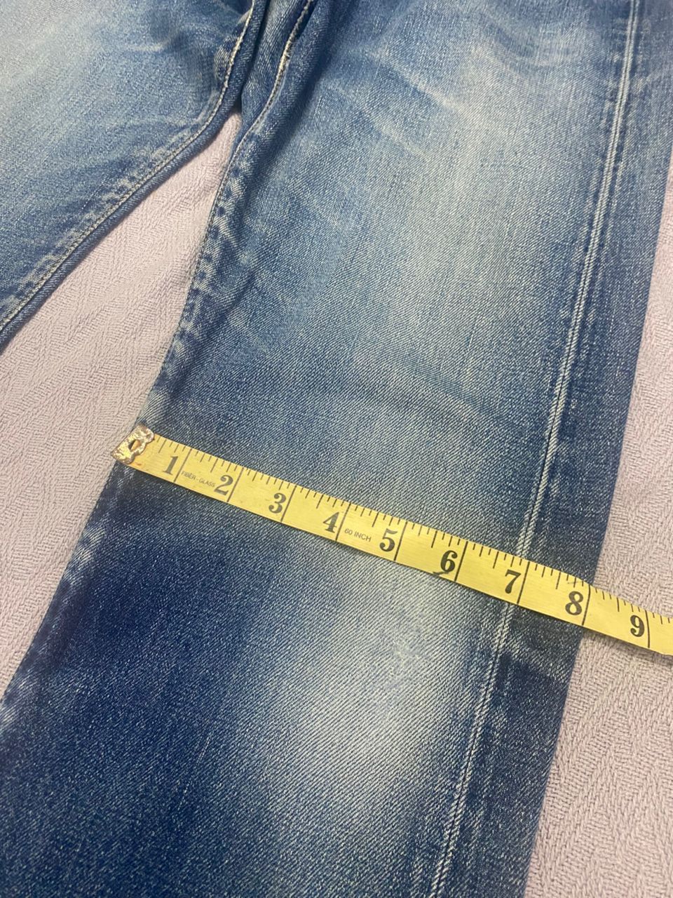 If Six Was Nine Vintage Paul Smith Red Ear Selvegde Distressed Denim Size US 28 / EU 44 - 4 Thumbnail