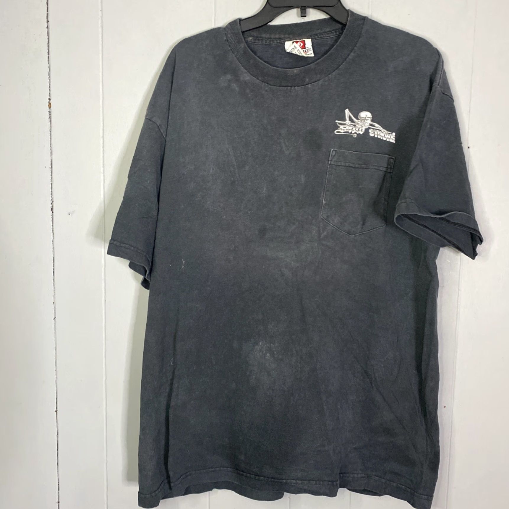Vintage VTG Bayside Heavyweight 90s Dead Stroke Pool T Shirt Grunge Skeleton Black XL Mens Size US XL / EU 56 / 4 - 3 Thumbnail