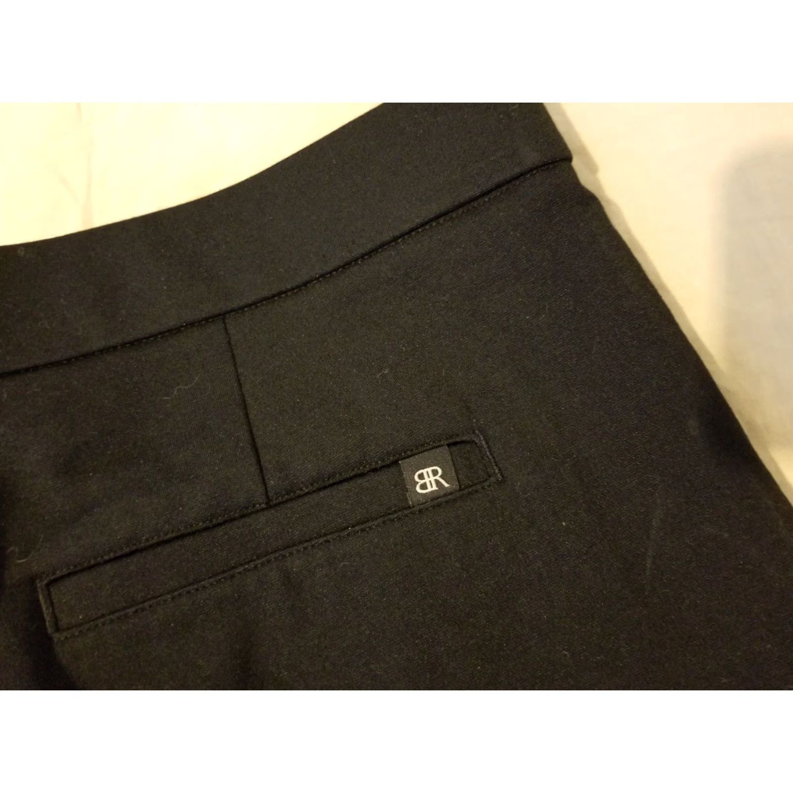 Banana Republic Banana Republic Womens Pants Black Size 10 Dress Pants Trouser Khaki Chino Slack Cotton Flat Front Stretch Size 32" / US 10 / IT 46 - 2 Thumbnail