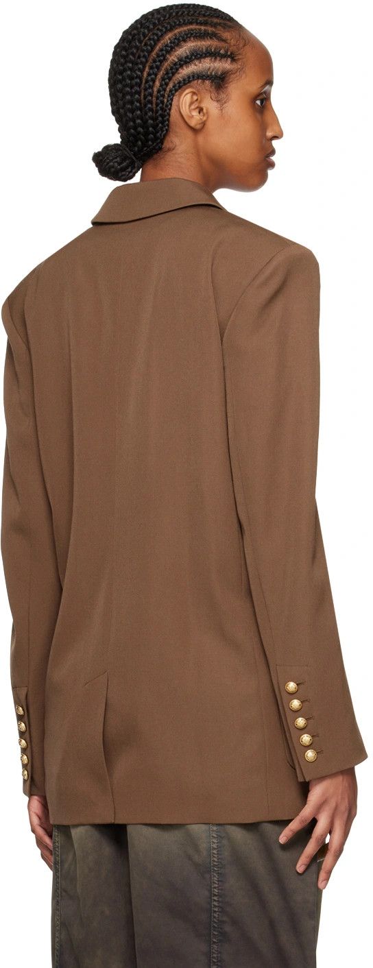 Balmain o1s1rm0624 Blazer in Brown Size M / US 6-8 / IT 42-44 - 3 Thumbnail