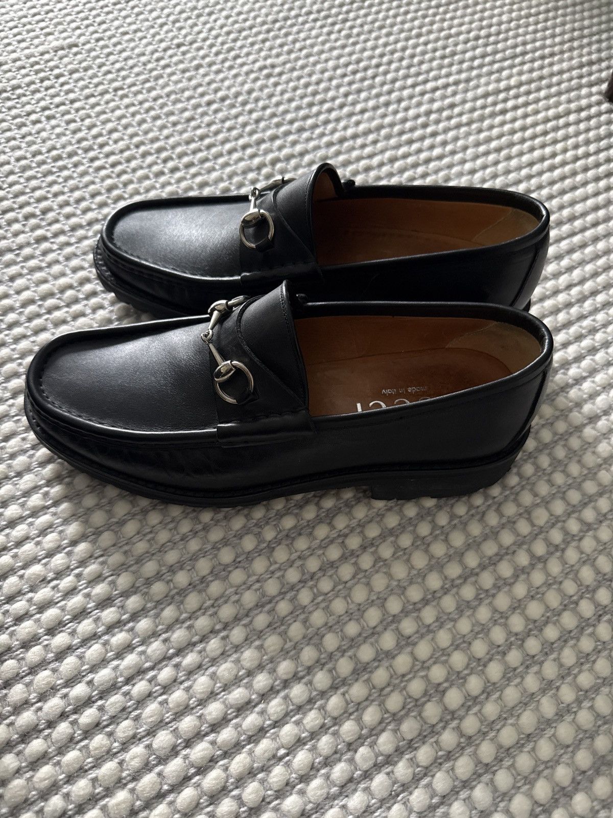 Gucci Gucci leather lugged sole loafers Size US 8.5 / EU 41-42 - 6 Thumbnail