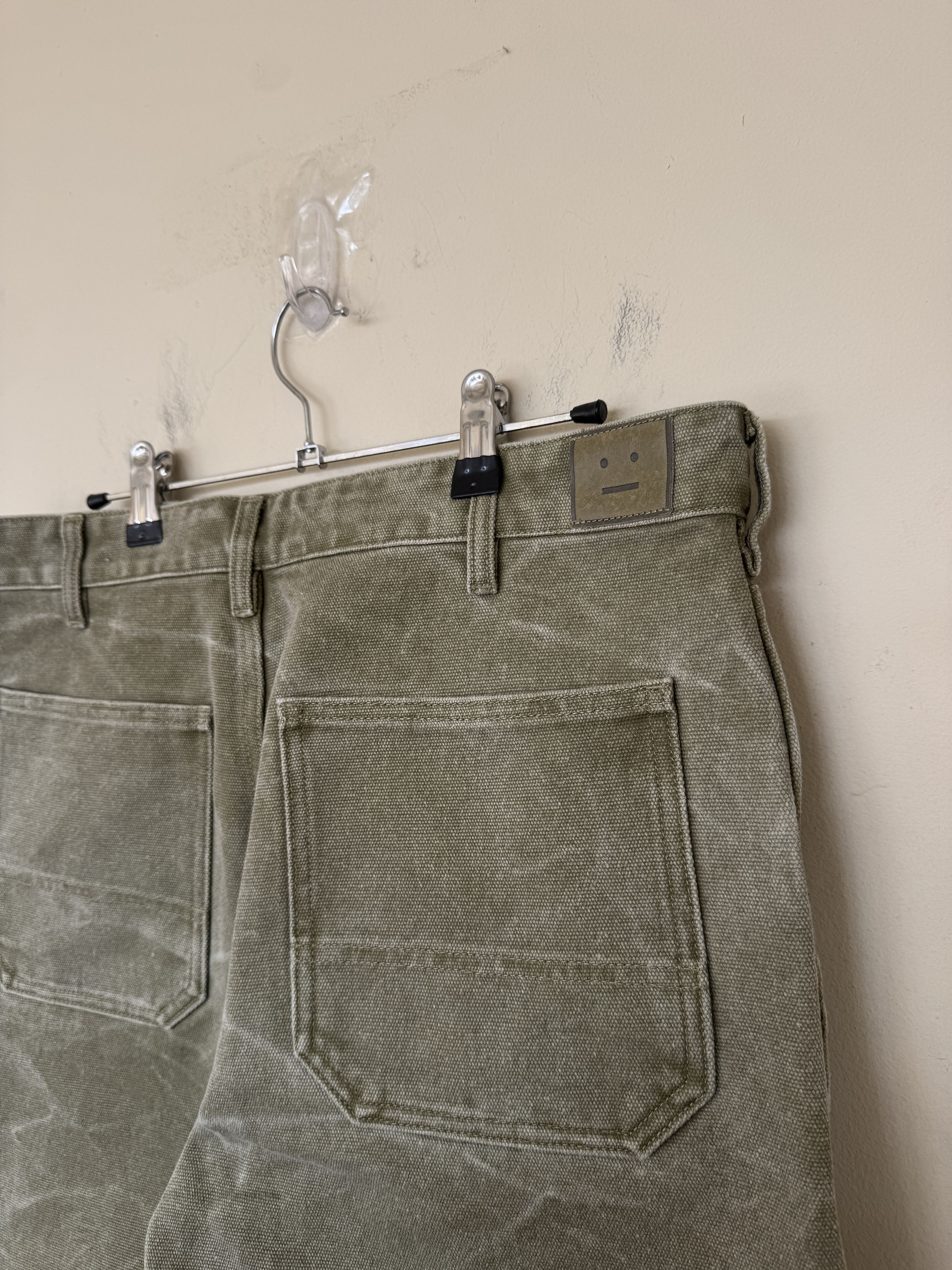 Acne Studios Acne Studios Green Wash Denim Size US 33 - 18 Thumbnail