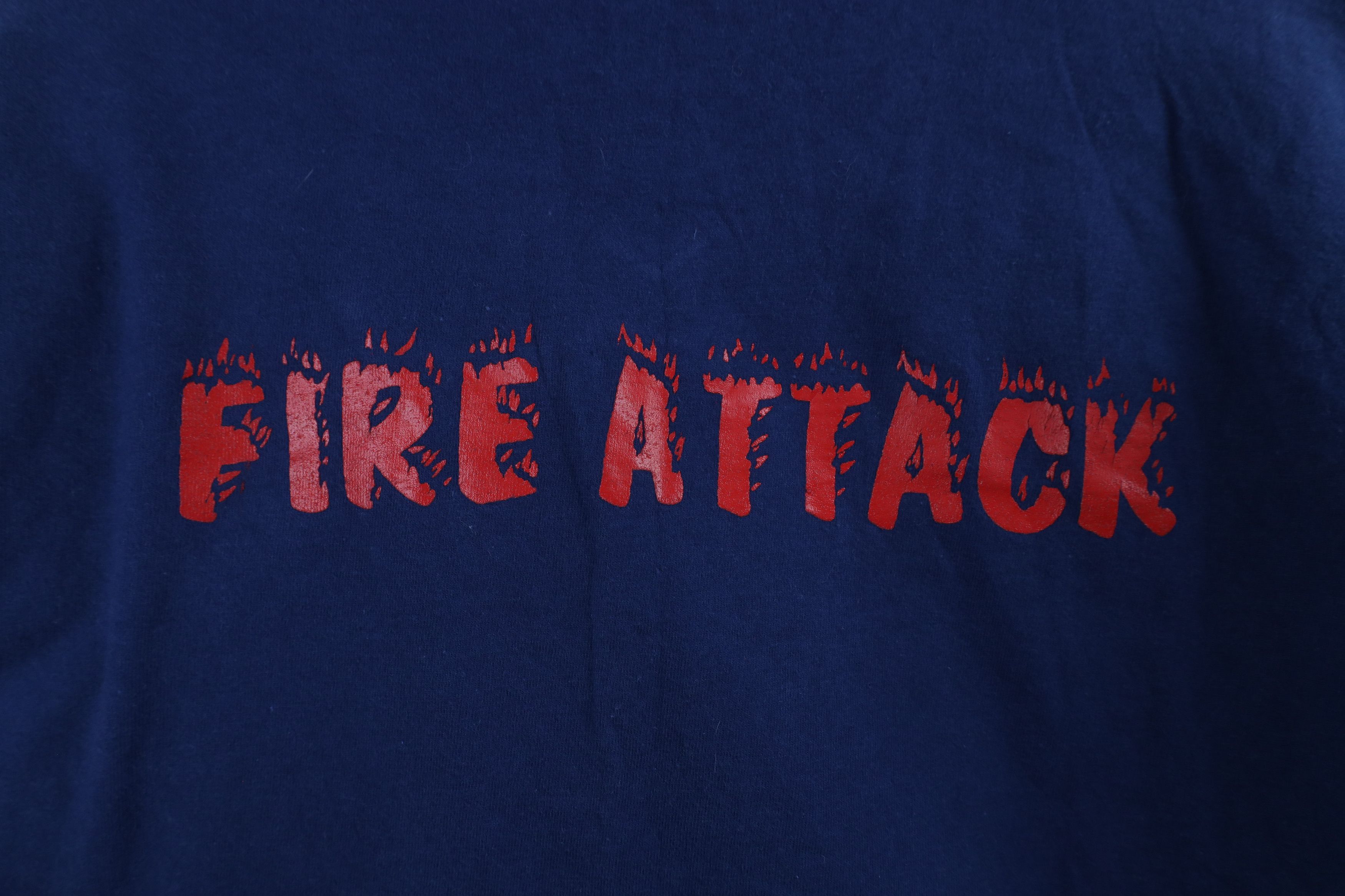 Vintage Vintage 90s Ohio Academy Fire Attack Long Sleeve T-Shirt Size US M / EU 48-50 / 2 - 9 Thumbnail