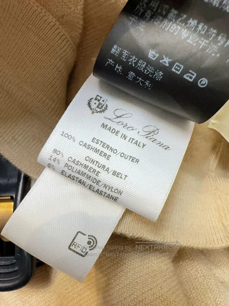 Loro Piana Loro Piana Beige Baby Cashmere Knit Elastic Waist Long Pan Size 26" / US 2 / IT 38 - 7 Thumbnail
