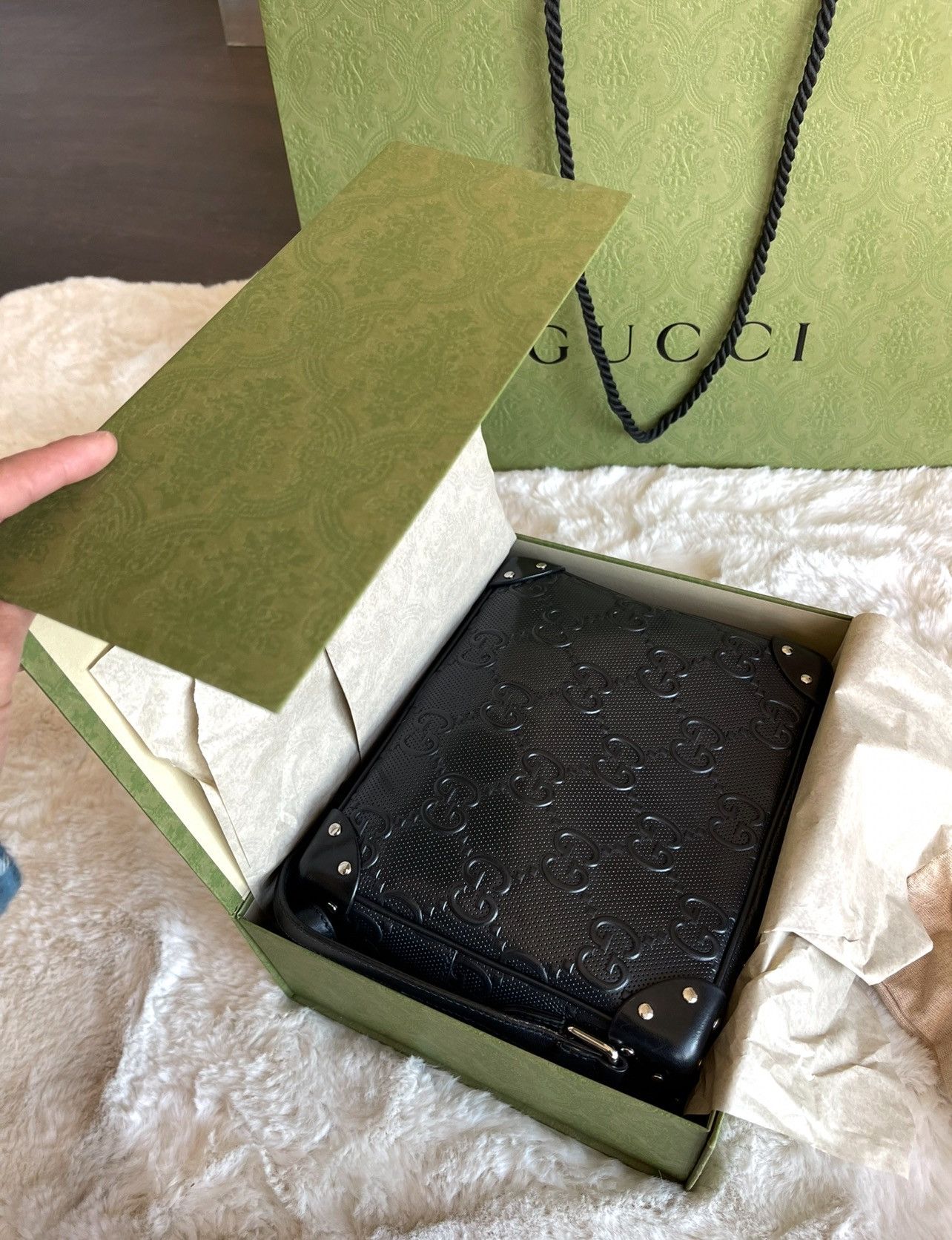 Gucci Gucci embossed crossbody bag Size ONE SIZE - 11 Thumbnail