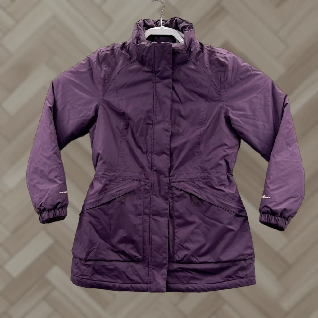 Eddie Bauer Eddie Bauer Womens PS Full Zip Goose Down Purple Softshell Jacket Size S / US 4 / IT 40 - 1 Thumbnail