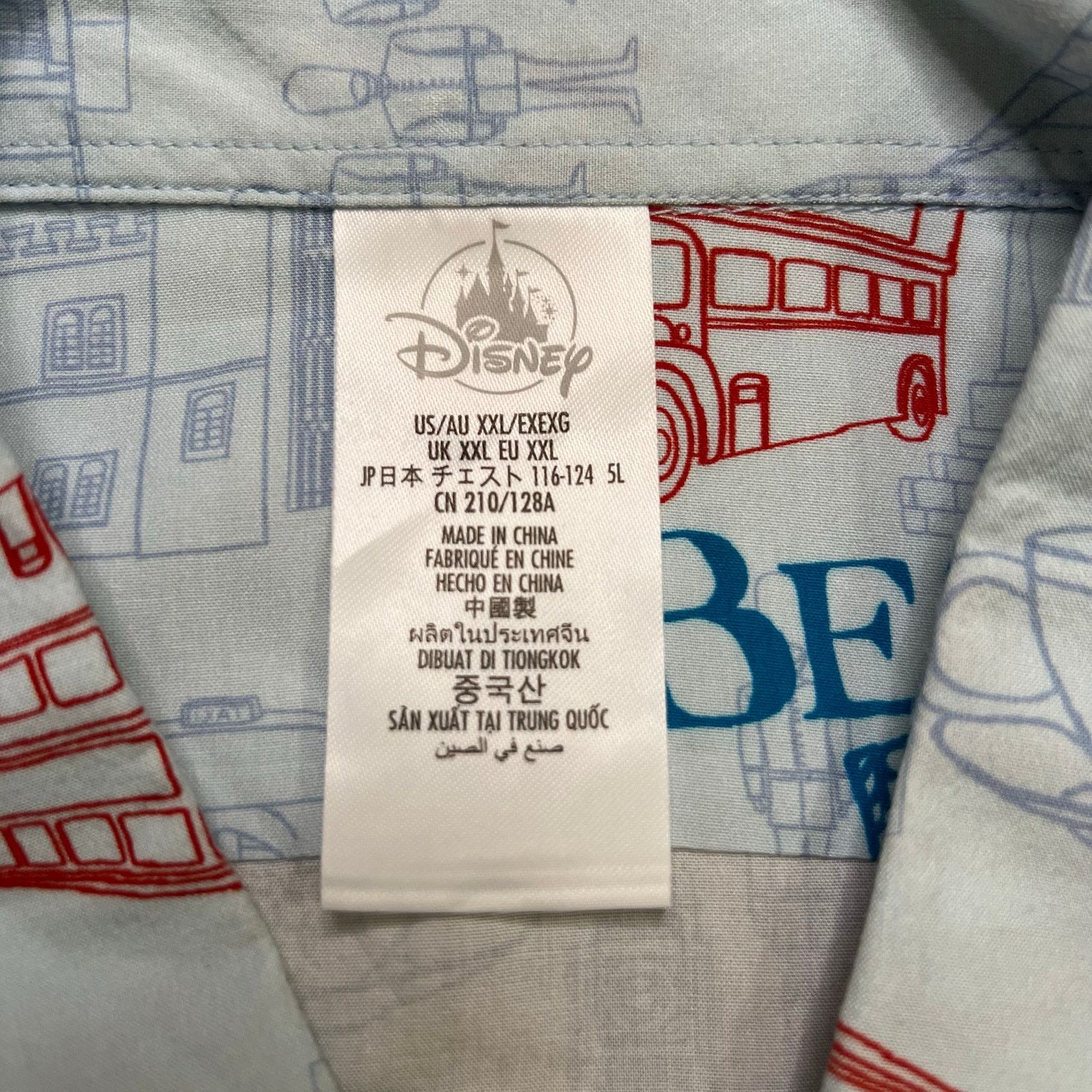Disney Disney Parks London Mickey Phone Booth Shirt XXL England Size US XXL / EU 58 / 5 - 9 Thumbnail
