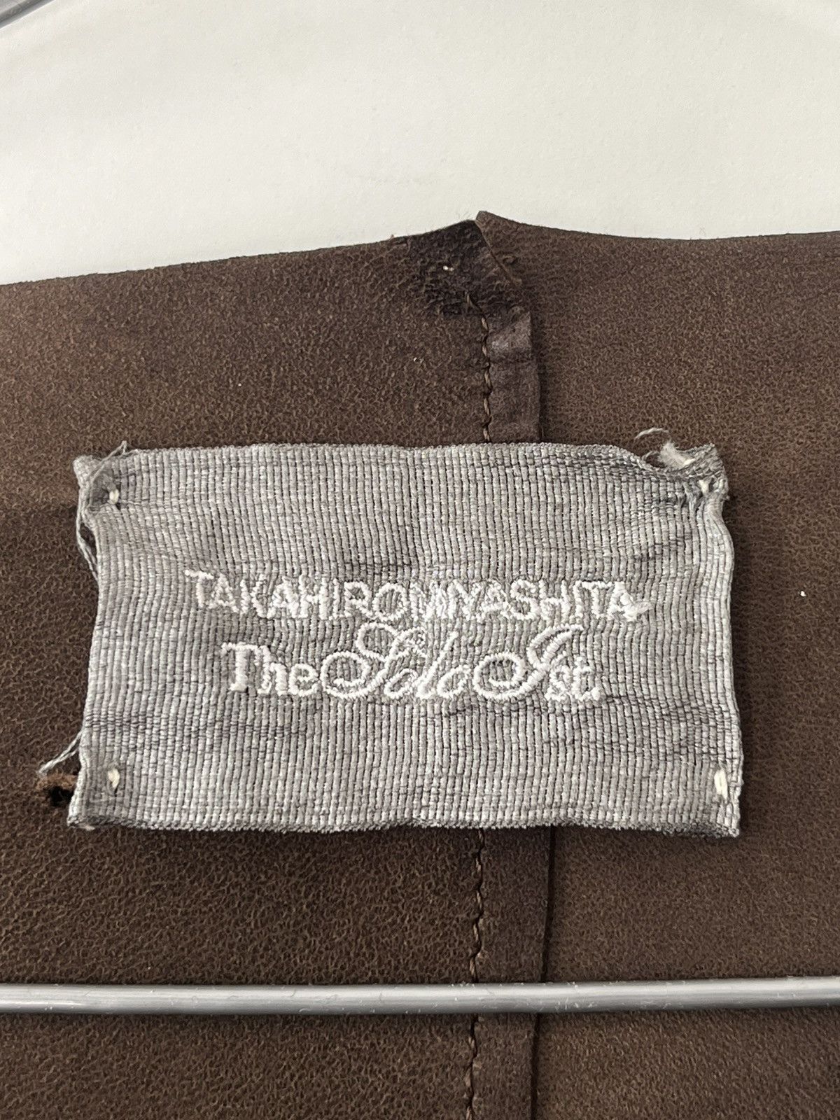 Takahiromiyashita The Soloist. Rough out leather L/S tunic longsleeve Size US M / EU 48-50 / 2 - 4 Thumbnail