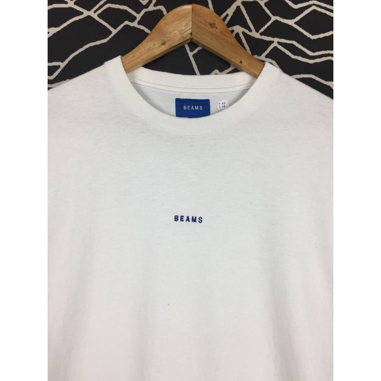 Beams Plus × Japanese Brand BEAMS Embroidered Logo Spell Out Long Sleeve Tee Size US S / EU 44-46 / 1 - 3 Thumbnail
