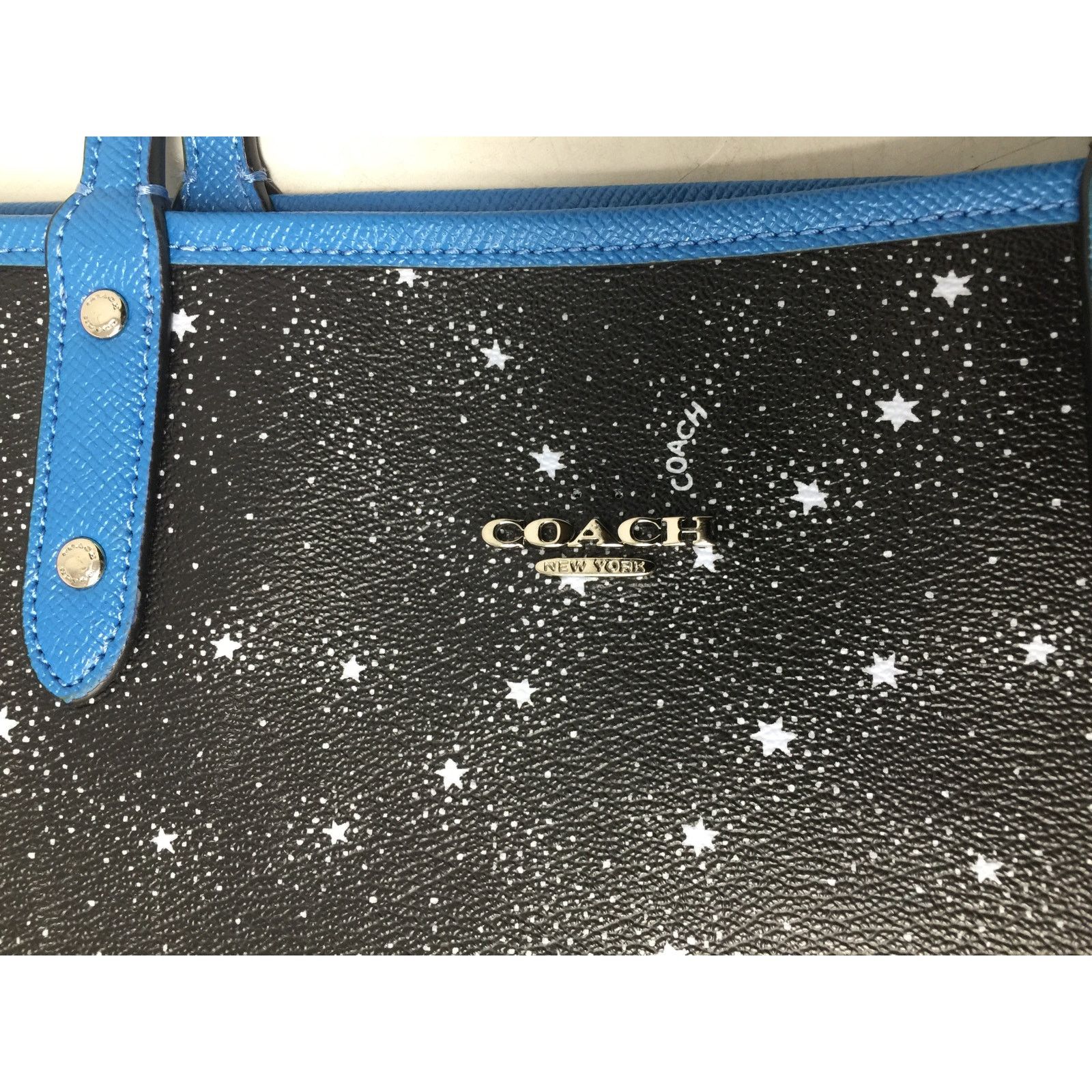 Coach Coach Coated Canvas Reversible City Tote - Starry Sky / Blue Size ONE SIZE - 8 Thumbnail