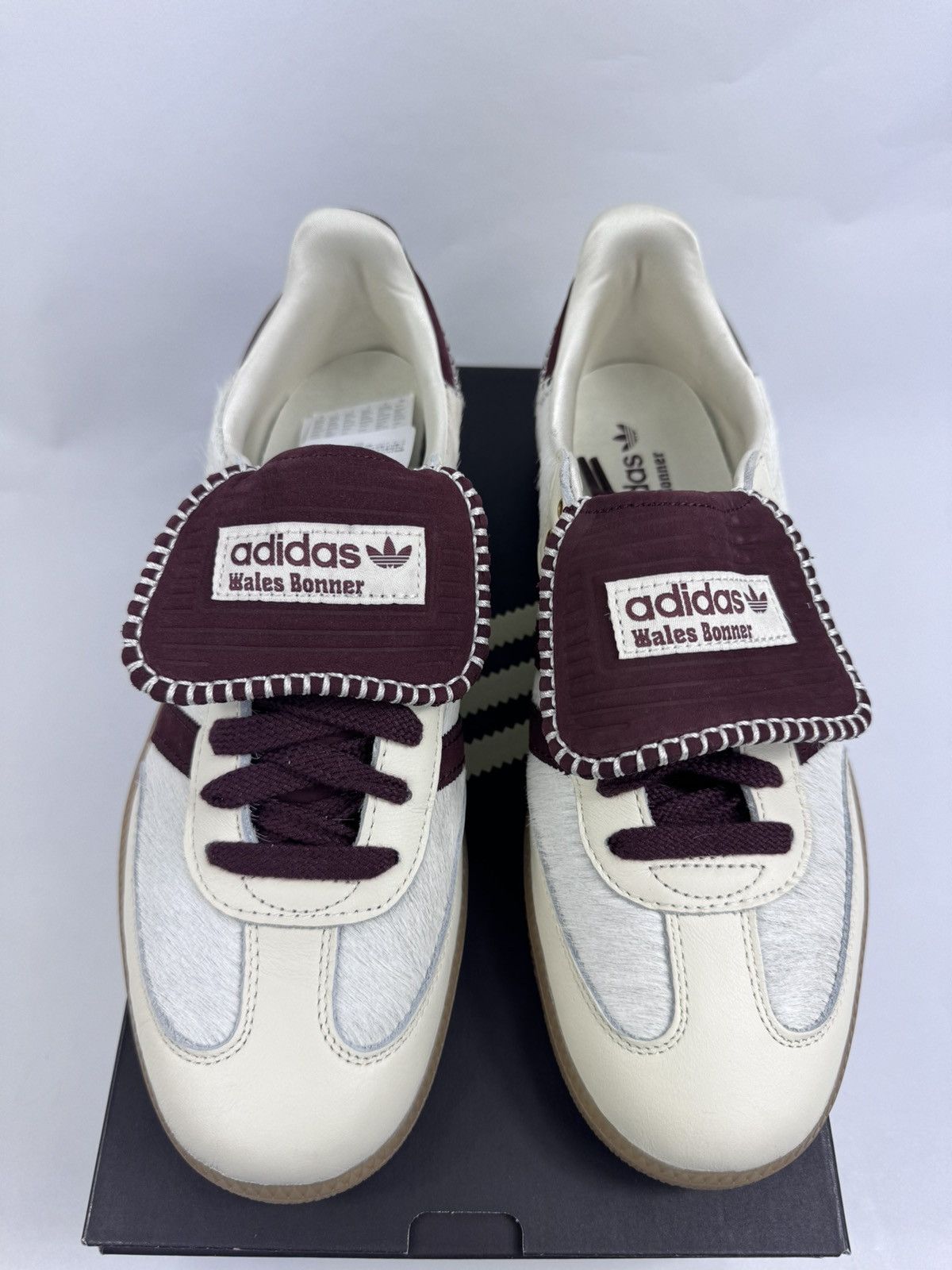Adidas × Wales Bonner ADIDAS X WALES BONNER WHITE PONY SNEAKERS Size US 10 / EU 43 - 3 Thumbnail
