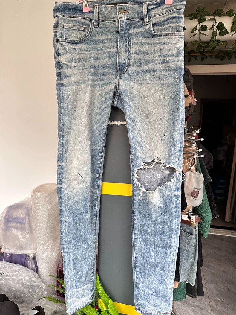 Amiri Amiri hole high street jeans Size US 32 / EU 48 - 1 Thumbnail