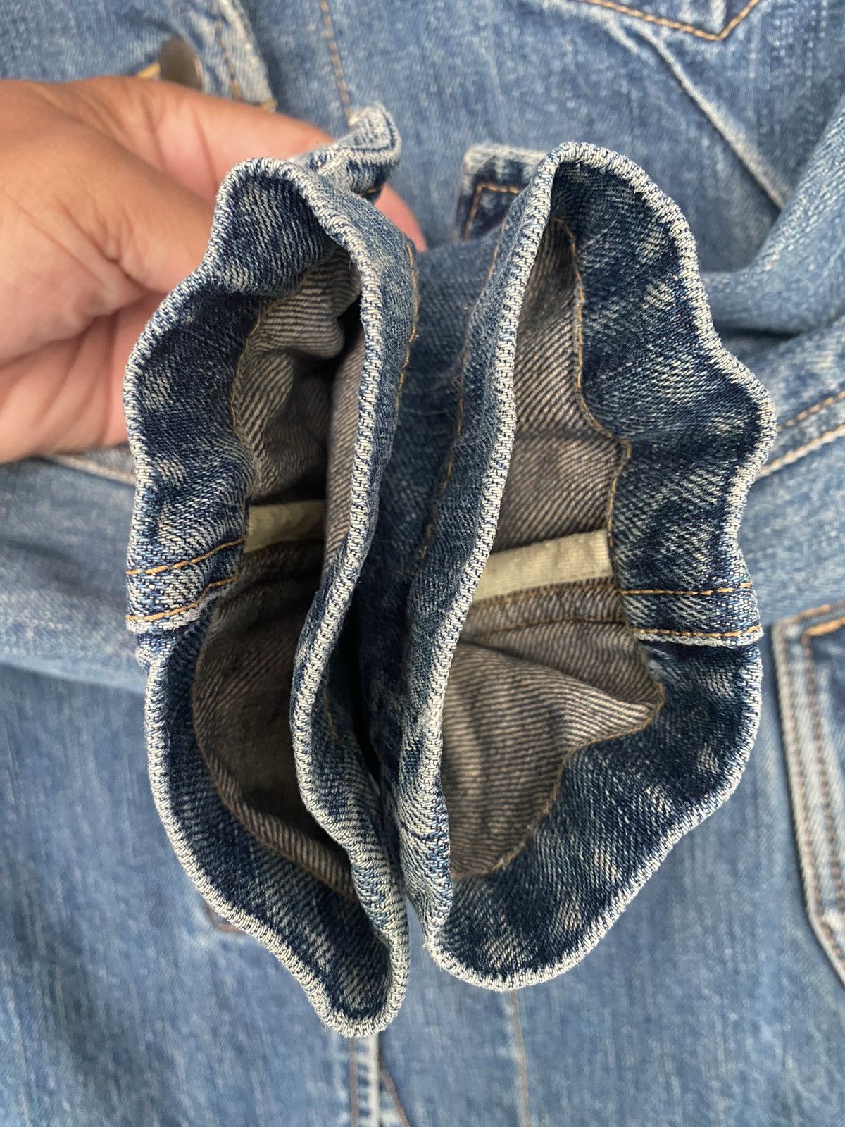 Disney × Vintage Vtg ARTISAN WALT DISNEY Denim Jacket Size XS / US 0-2 / IT 36-38 - 22 Thumbnail