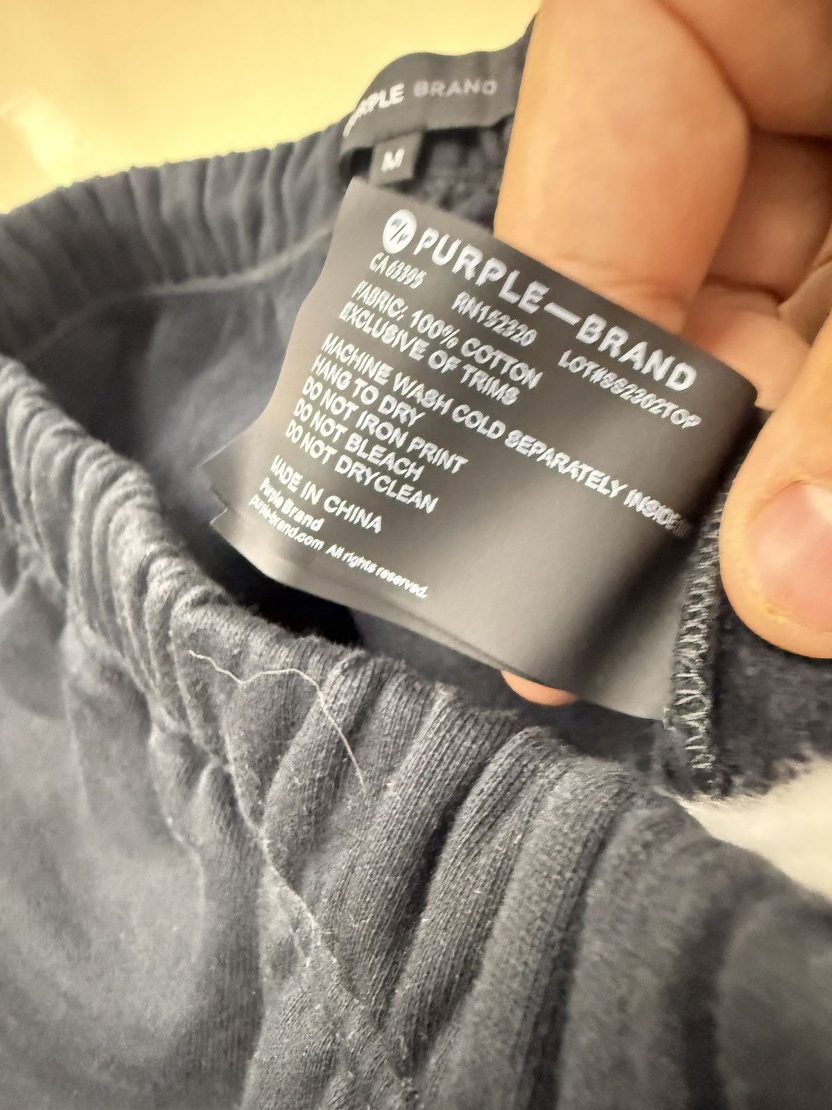 Purple Brand Purple Brand Fleece Black Beauty Size US 32 / EU 48 - 4 Thumbnail