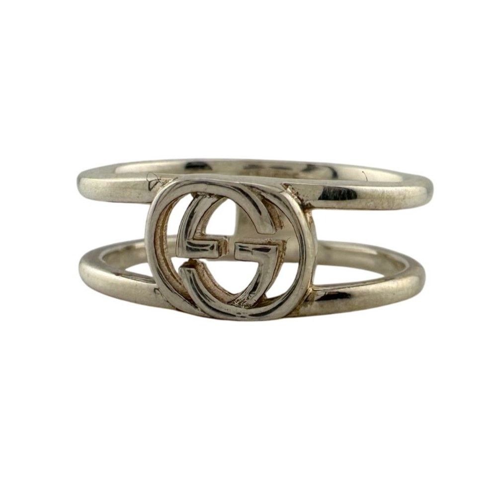 Gucci Gucci Interlocking G Open Band Ring Size 5.75 (11) Size ONE SIZE - 4 Thumbnail