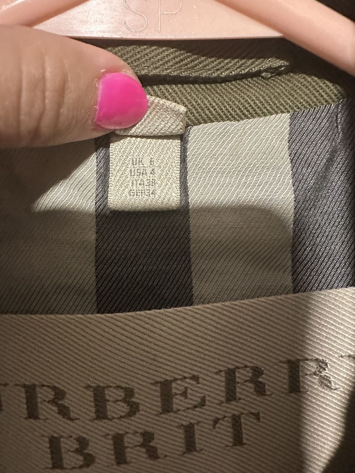 Burberry Burberry Brit Twill Coat Size S / US 4 / IT 40 - 4 Thumbnail