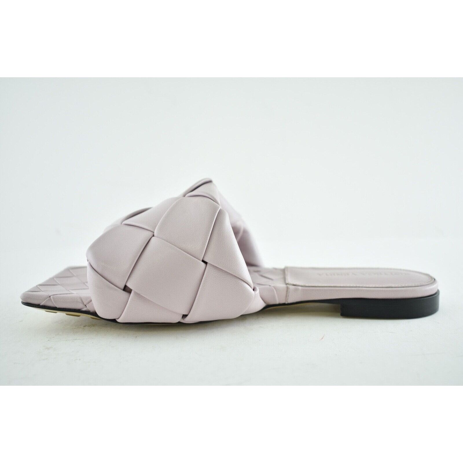 Bottega Veneta Bottega Veneta BV Lido Flat Slides Magnolia Pink Intrecciato Size US 5.5 / IT 35.5 - 8 Thumbnail