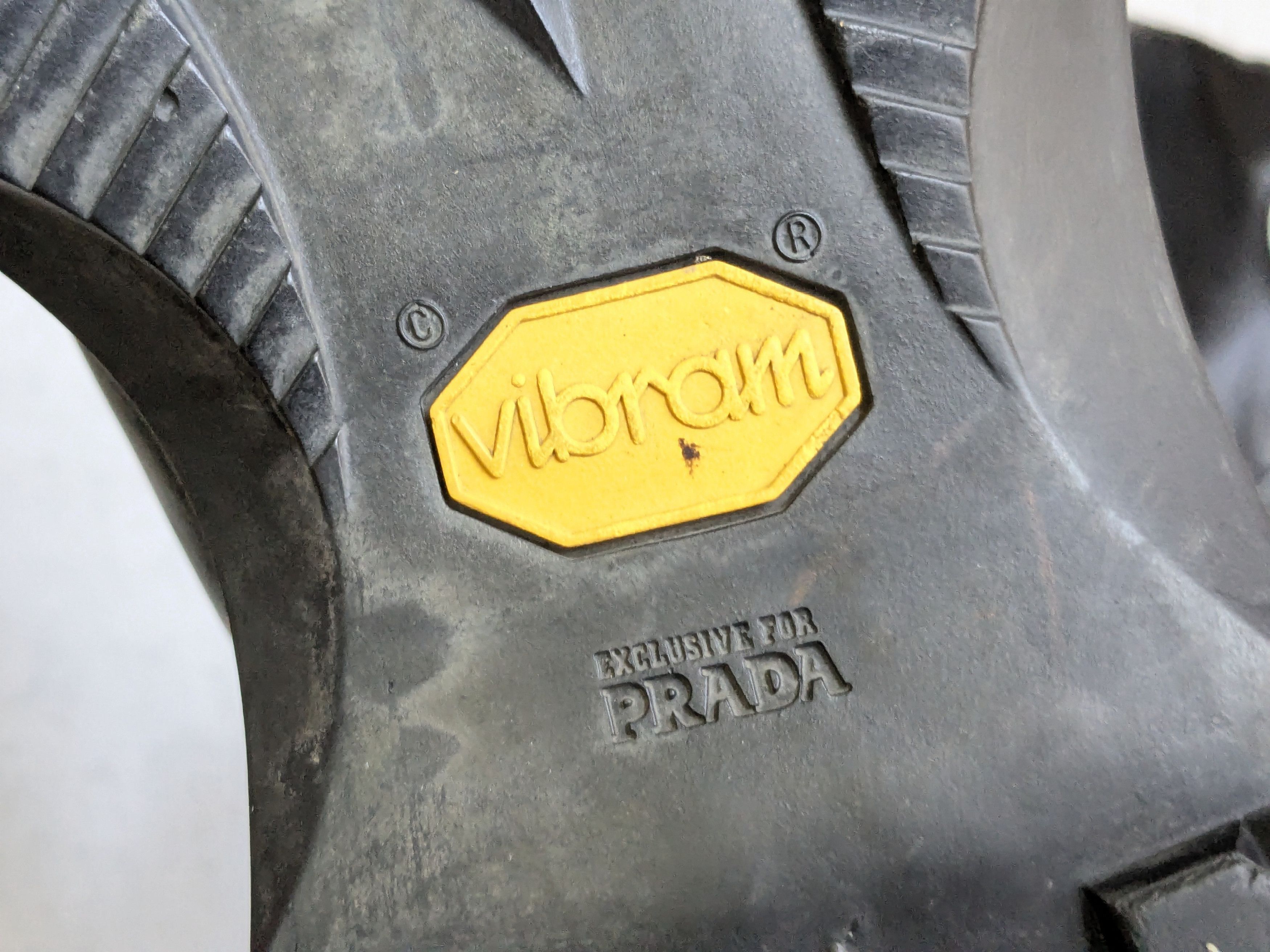 Prada Prada Sneakers Black 13 Leather Y2K Platform Vibram Size US 13 / EU 46 - 15 Thumbnail