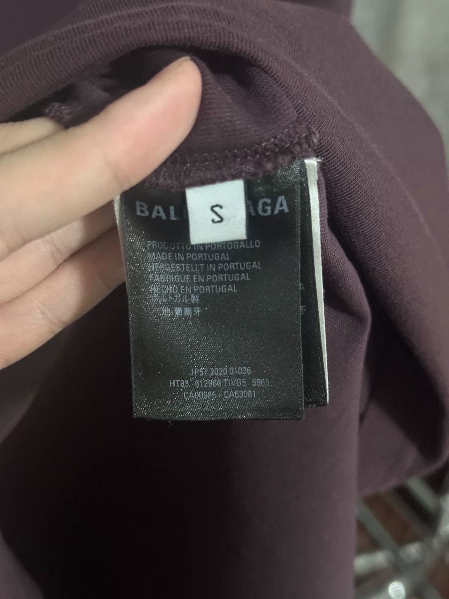 Balenciaga Balenciaga Short Sleeve T-Shirt with Logo Size US S / EU 44-46 / 1 - 3 Thumbnail