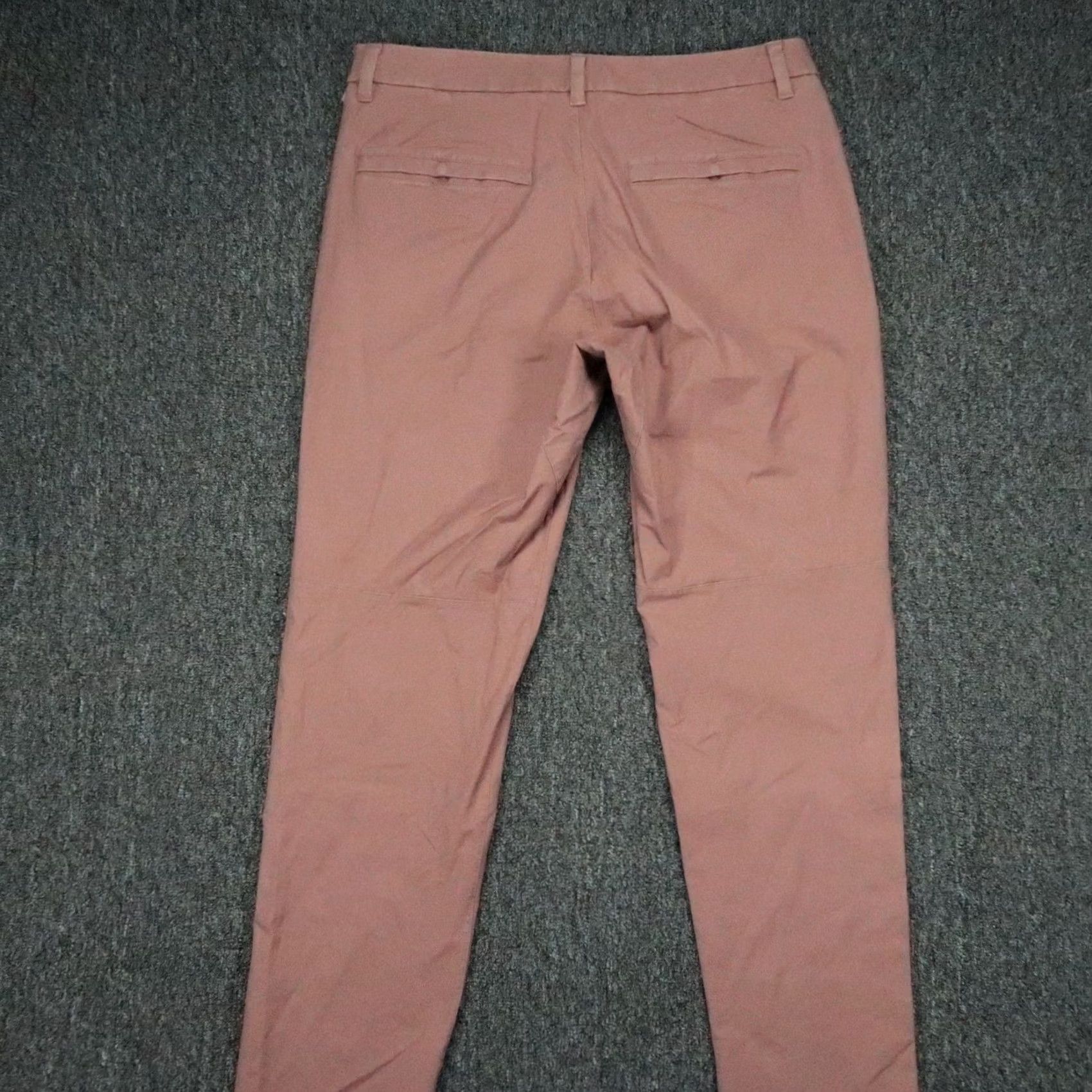 Lululemon Lululemon Mens Pants 34x32 Red Clay Commission Slim Trouser Zip Pocket Earth Dye Business Casual Size US 34 / EU 50 - 4 Thumbnail
