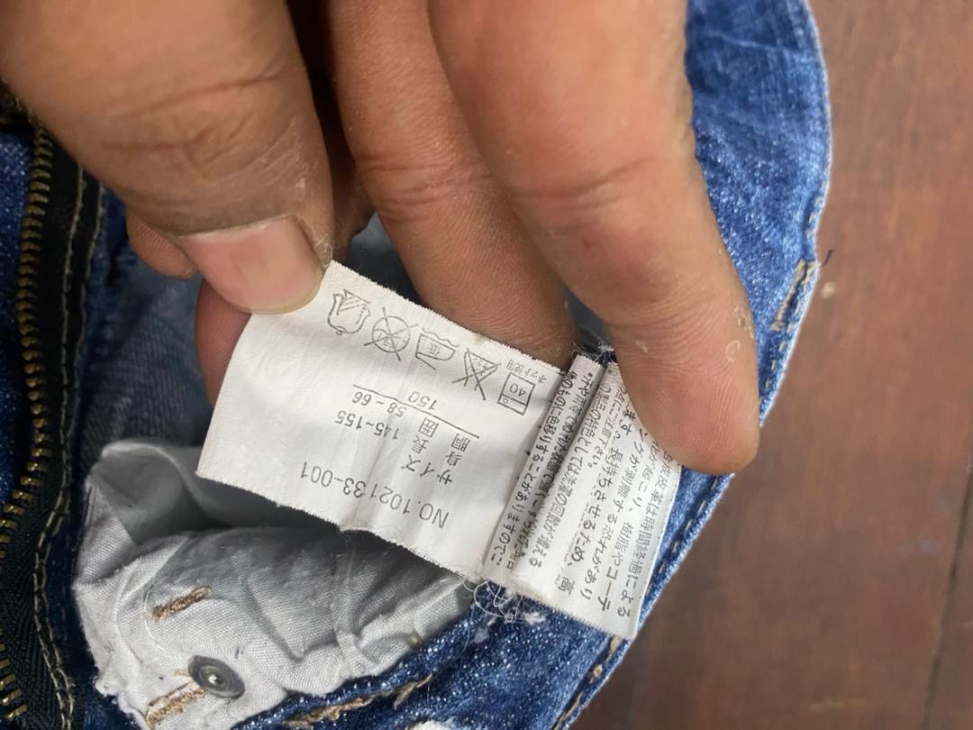 Japanese Brand Unisex🔥Unbrand denim with patches pants jeans Size 27" / US 4 / IT 40 - 9 Thumbnail