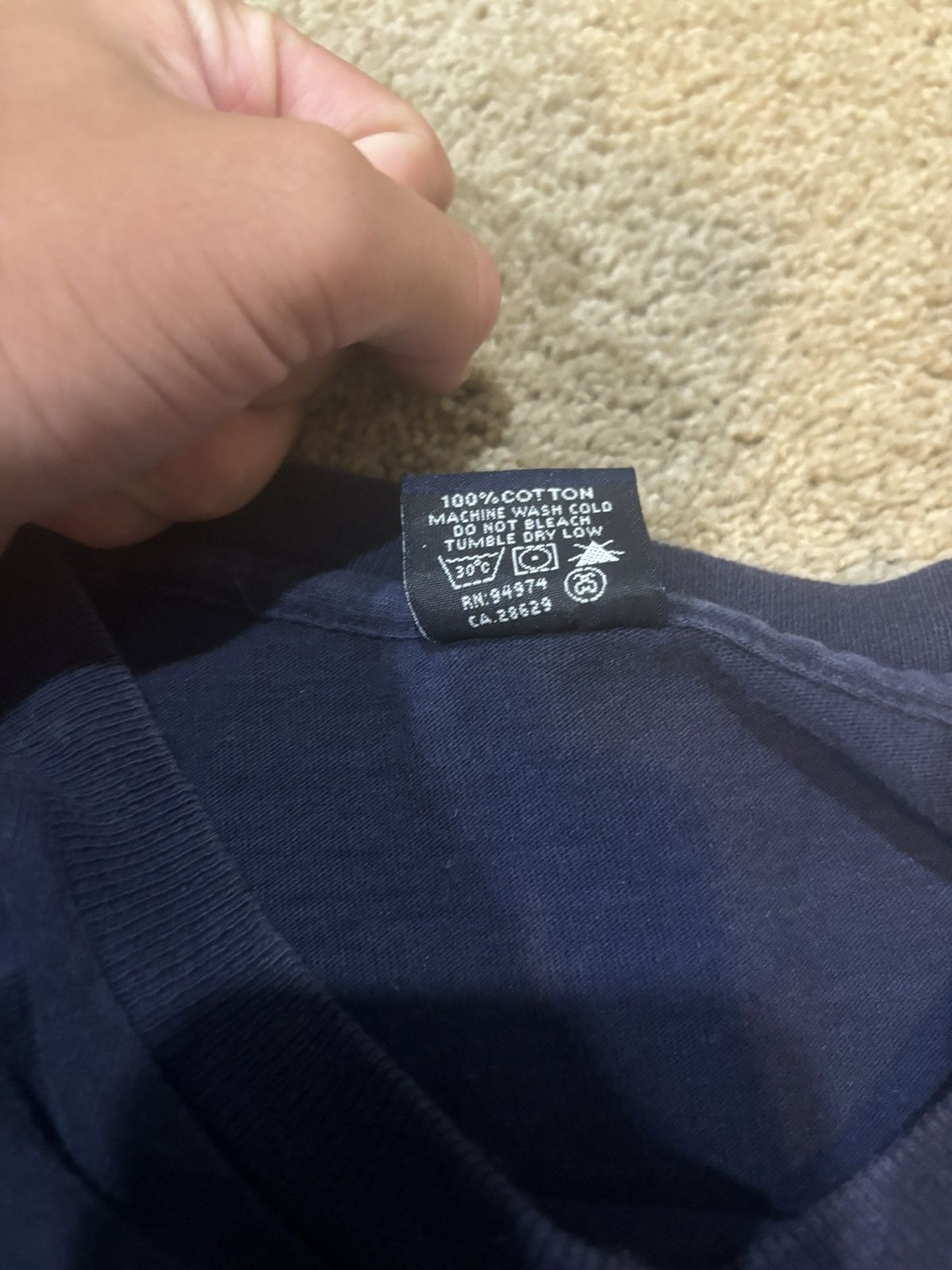 Stussy Blue 90’s Vintage Stussy tee Size US M / EU 48-50 / 2 - 5 Thumbnail